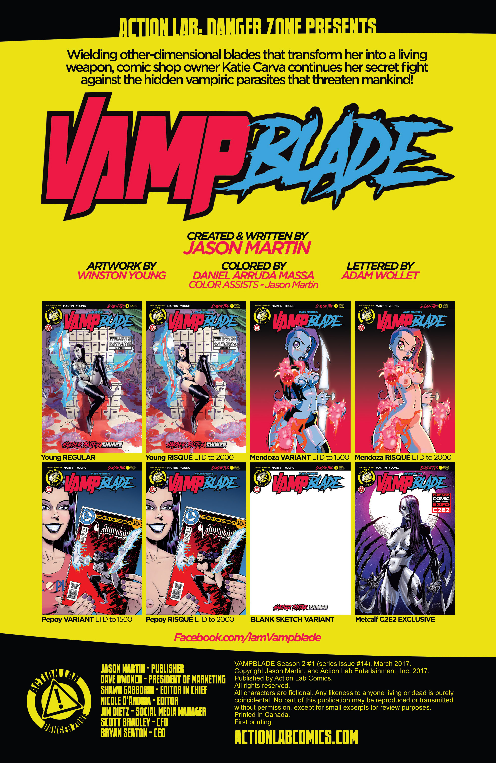 Read online Vampblade Season 2 comic -  Issue #1 - 2