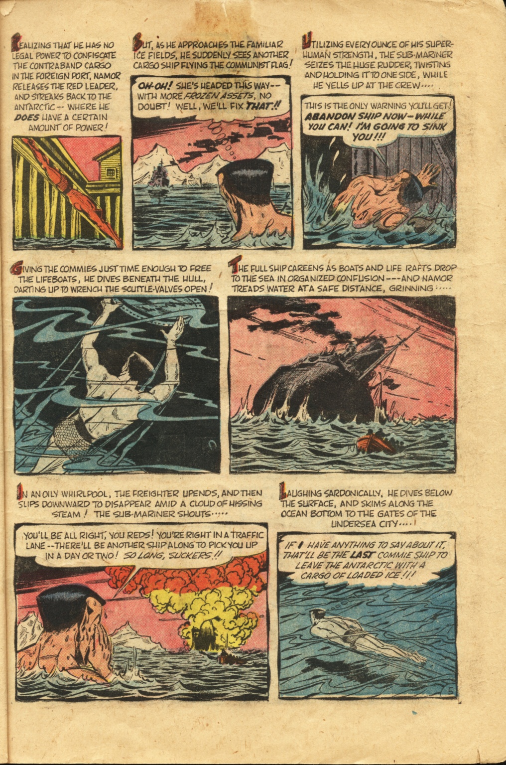 Read online Sub-Mariner Comics comic -  Issue #41 - 6