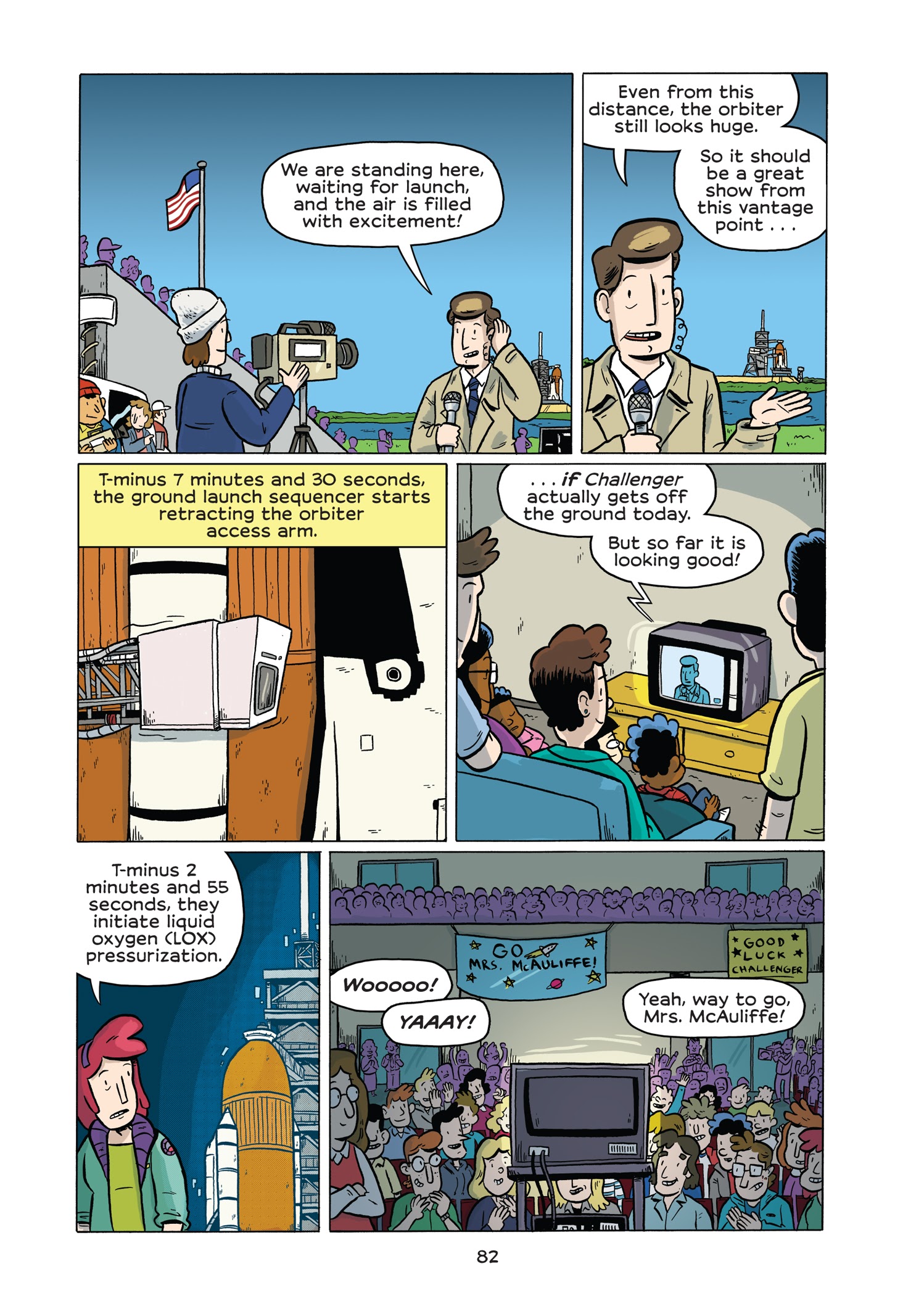 Read online History Comics comic -  Issue # The Challenger Disaster: Tragedy in the Skies - 88