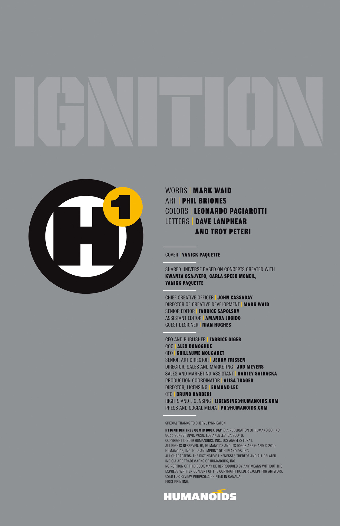 Read online Free Comic Book Day 2019 comic -  Issue # H1 Ignition - 35