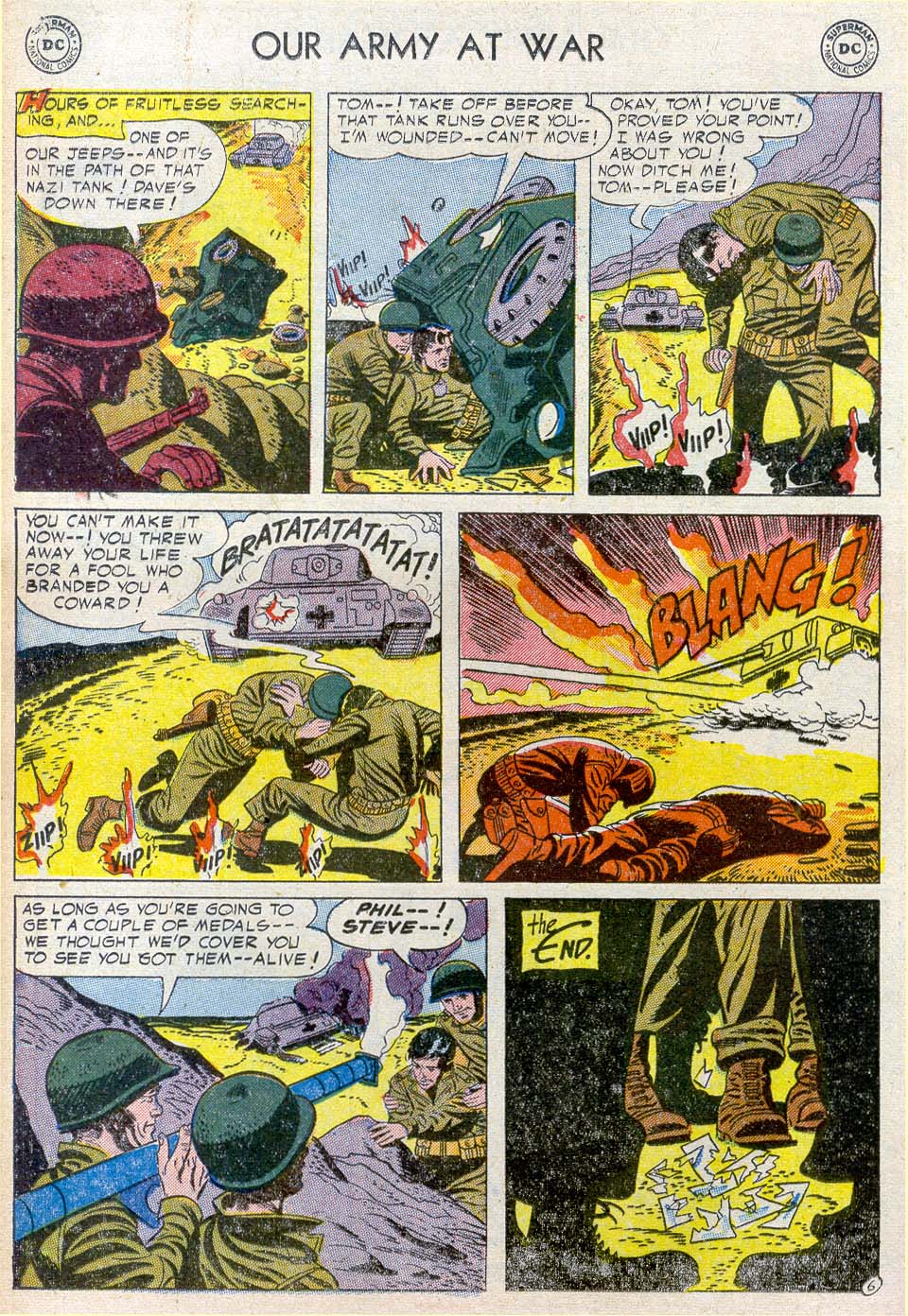 Read online Our Army at War (1952) comic -  Issue #30 - 16