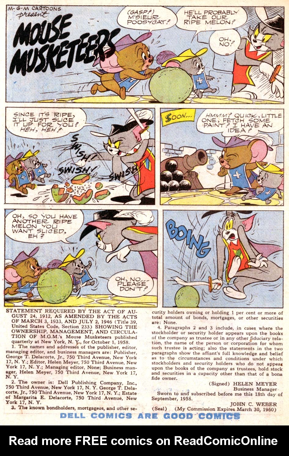 Read online M.G.M's The Mouse Musketeers comic -  Issue #17 - 34