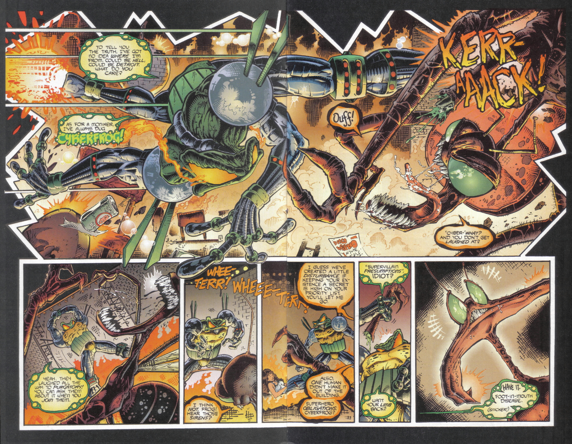 Read online Cyberfrog comic -  Issue #3 - 13