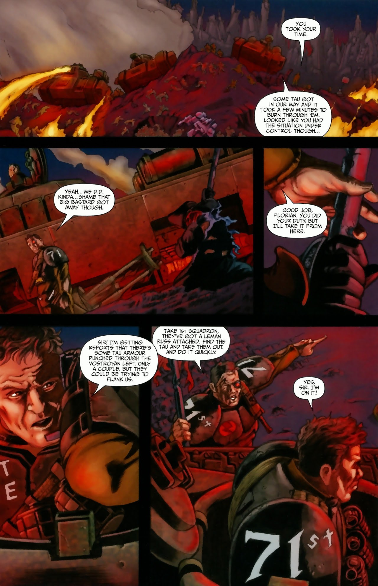 Read online Warhammer 40,000: Fire & Honour comic -  Issue #1 - 23