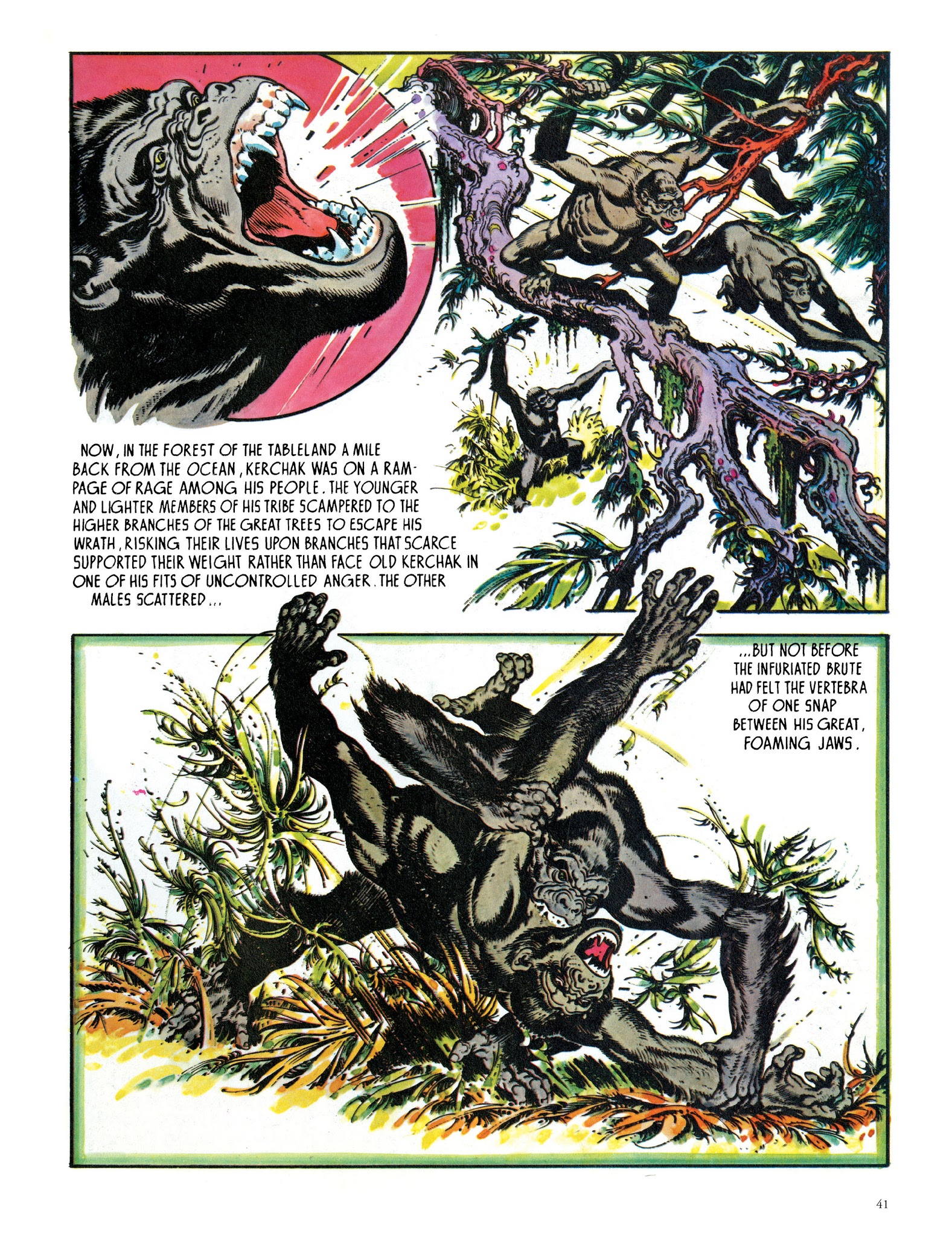 Read online Edgar Rice Burroughs' Tarzan: Burne Hogarth's Lord of the Jungle comic -  Issue # TPB - 43