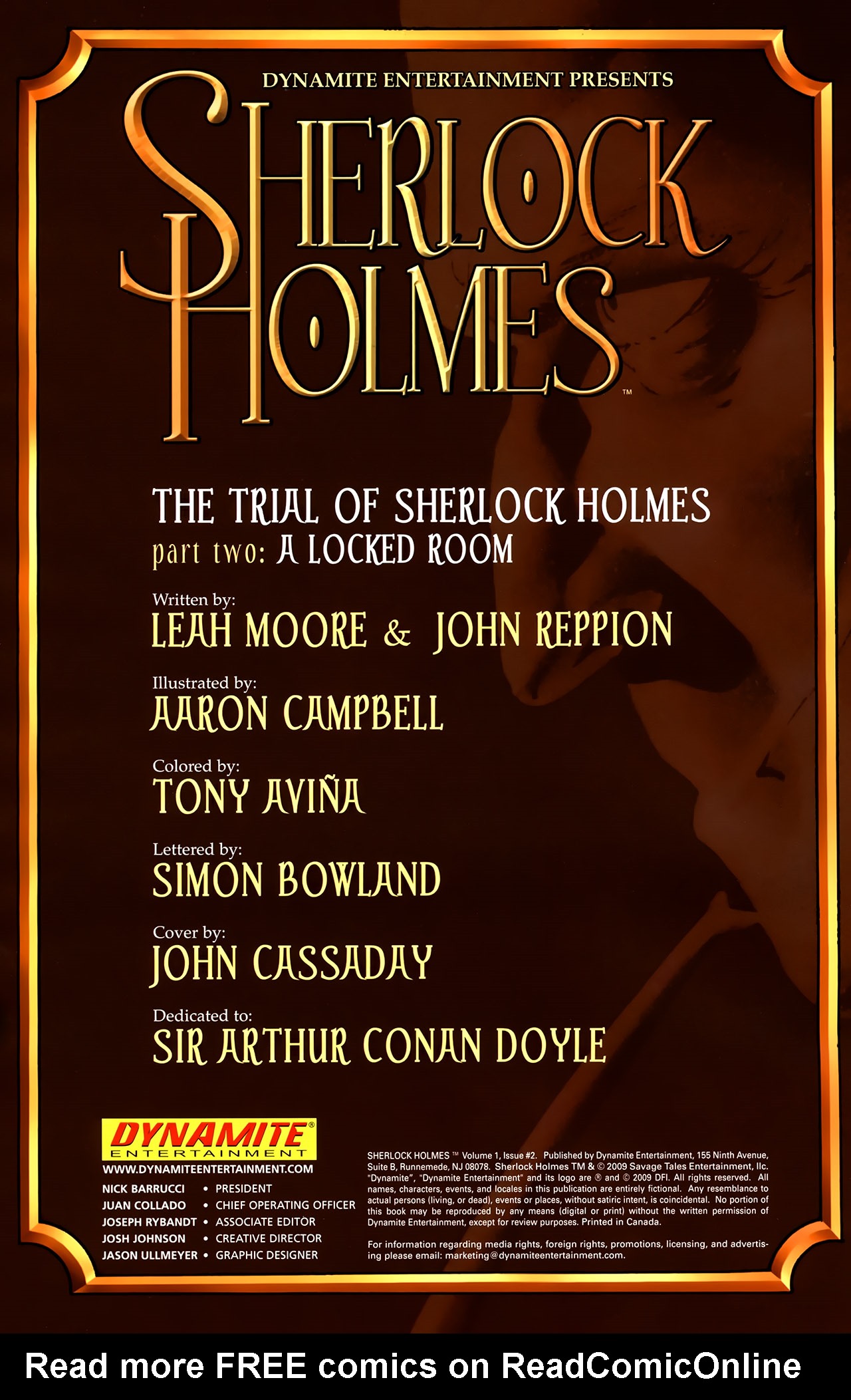 Read online Sherlock Holmes (2009) comic -  Issue #2 - 2