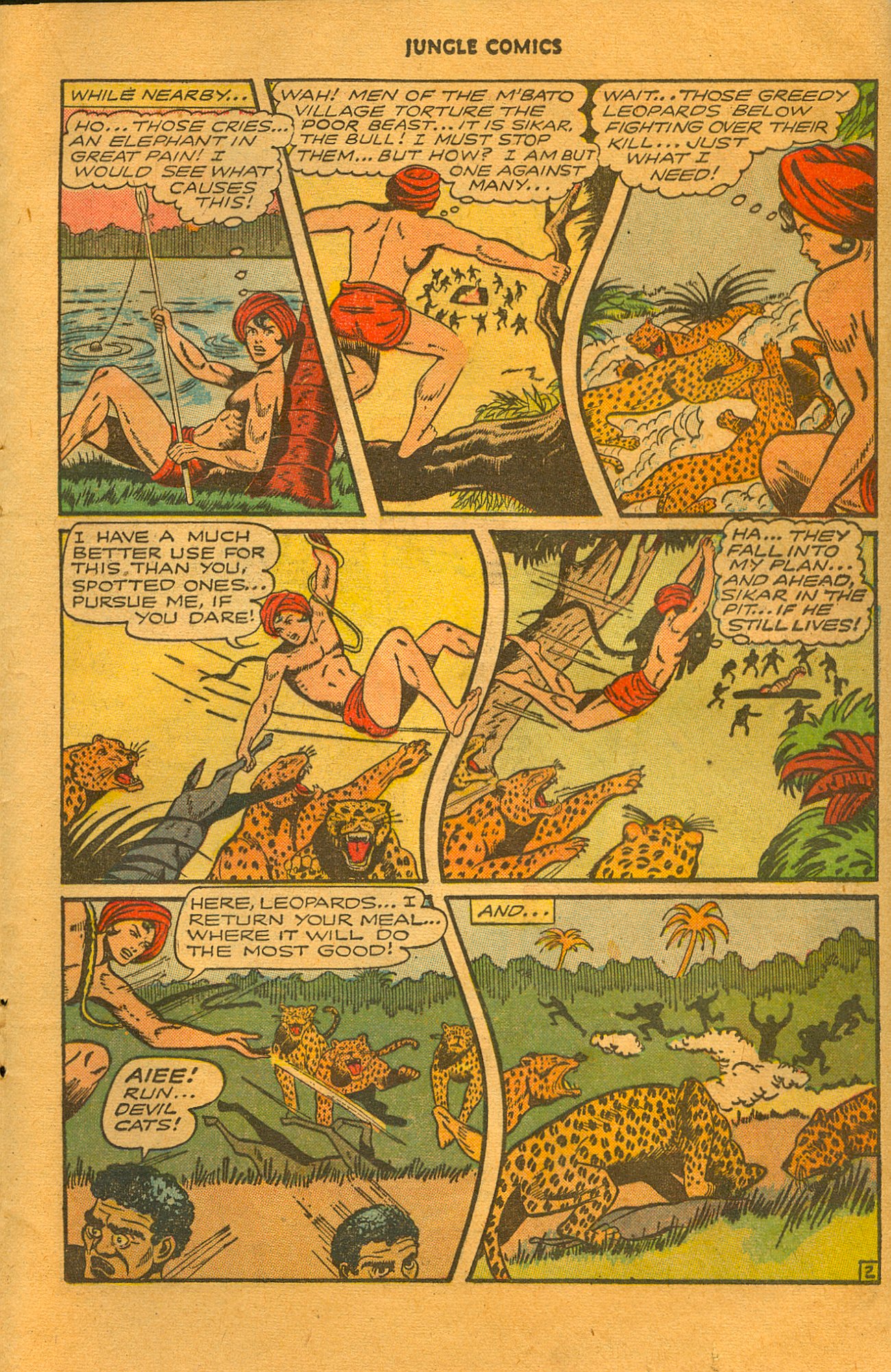 Read online Jungle Comics comic -  Issue #88 - 32