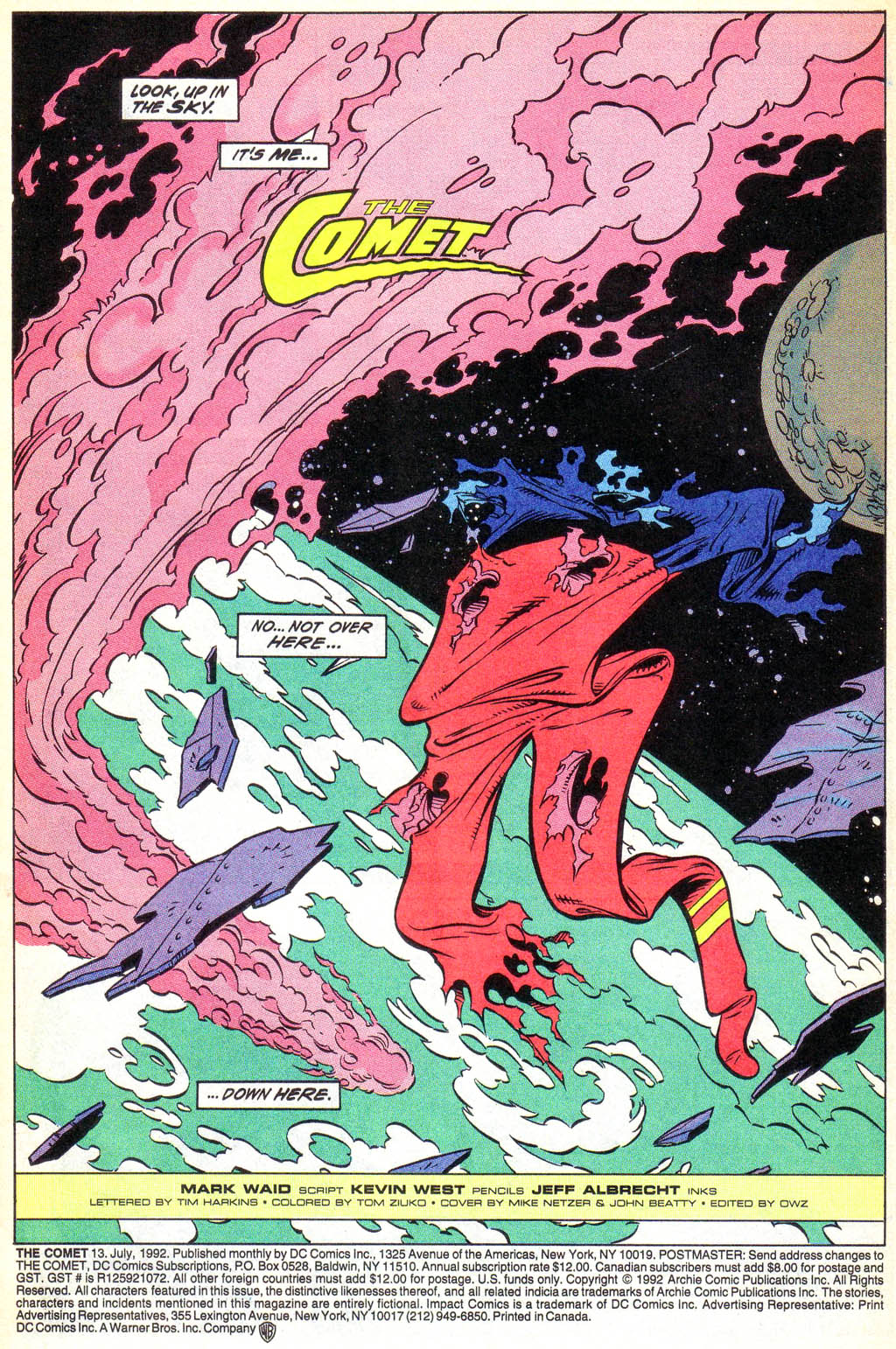 Read online The Comet comic -  Issue #13 - 2