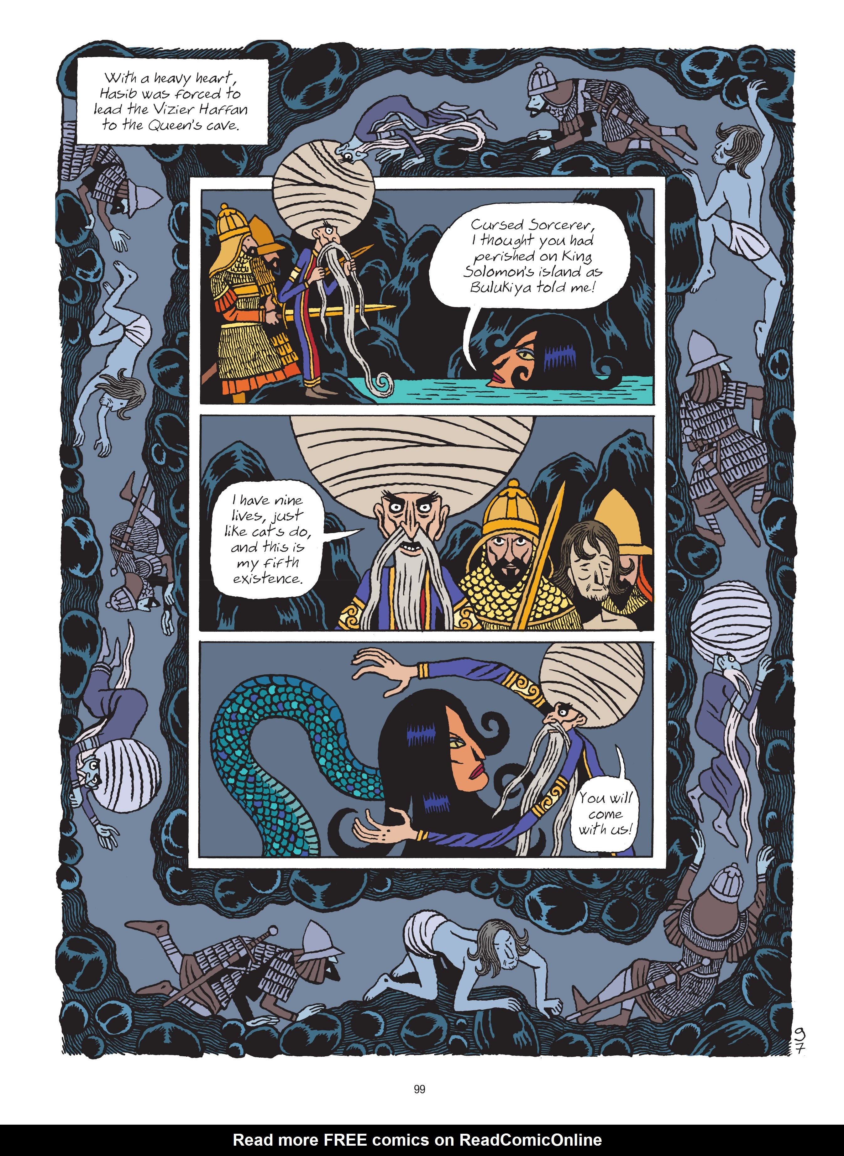 Read online A Tale of a Thousand and One Nights: HASIB & the Queen of Serpents comic -  Issue # TPB - 99