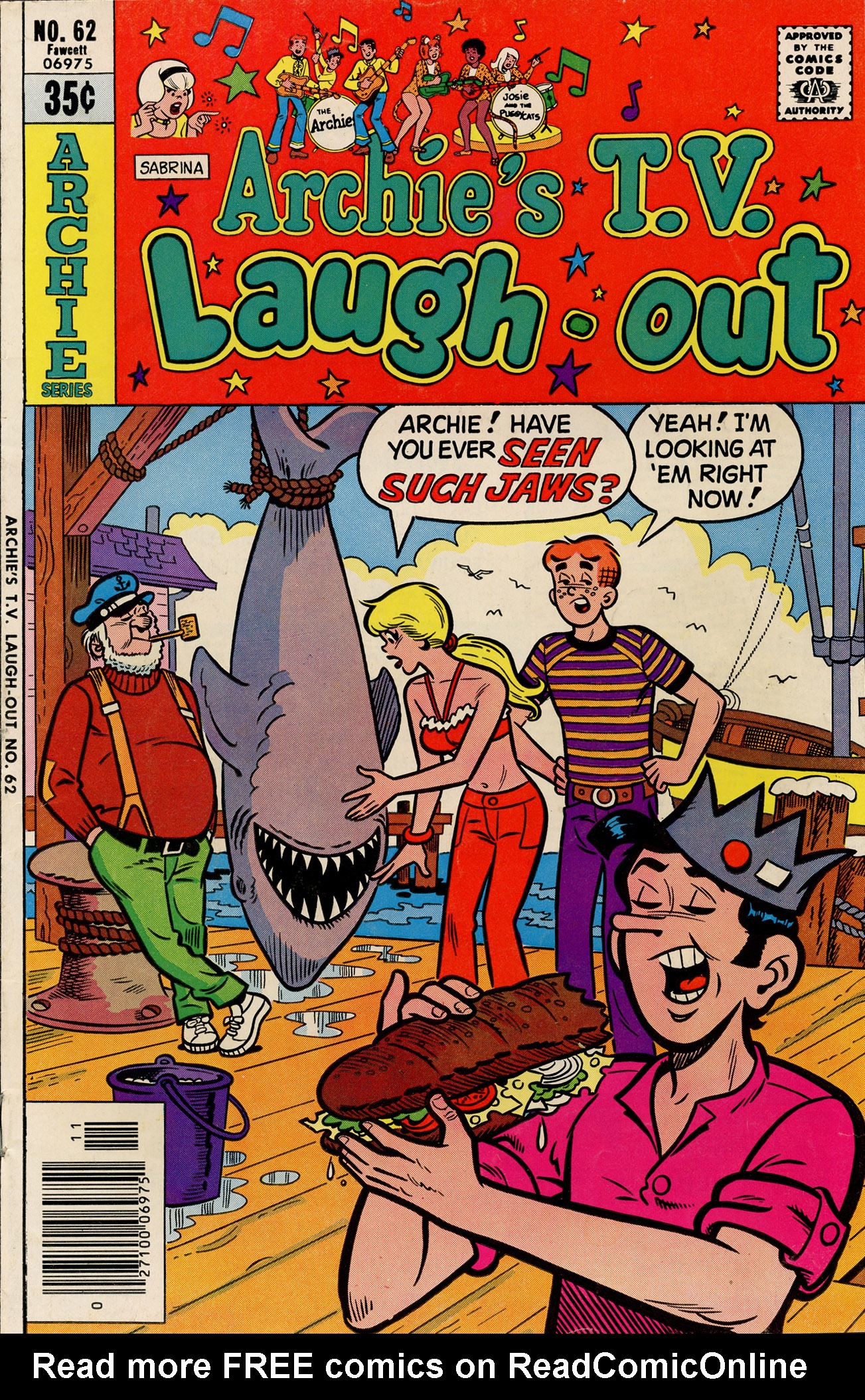 Read online Archie's TV Laugh-Out comic -  Issue #62 - 1