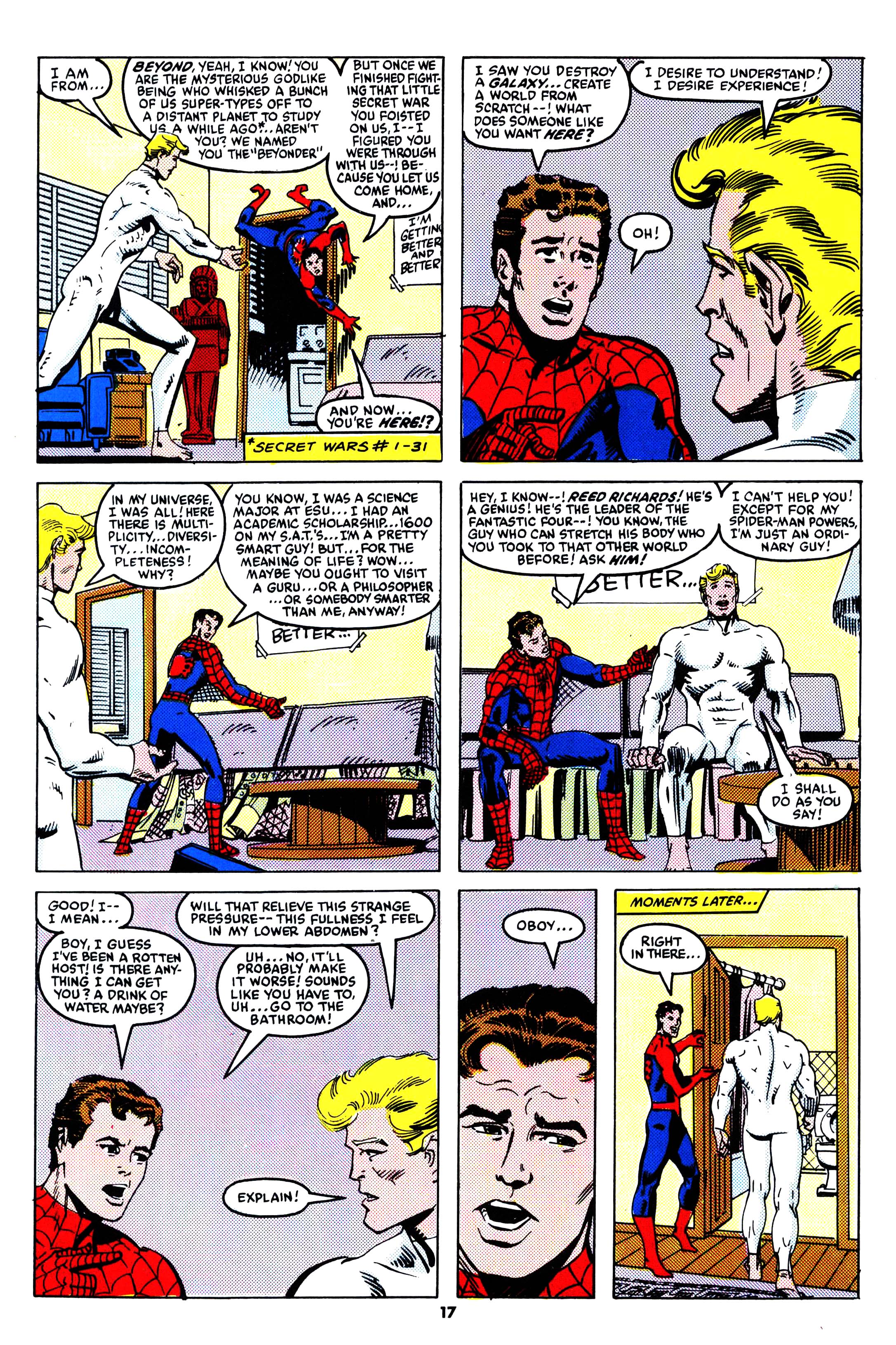 Read online Secret Wars (1985) comic -  Issue #39 - 17