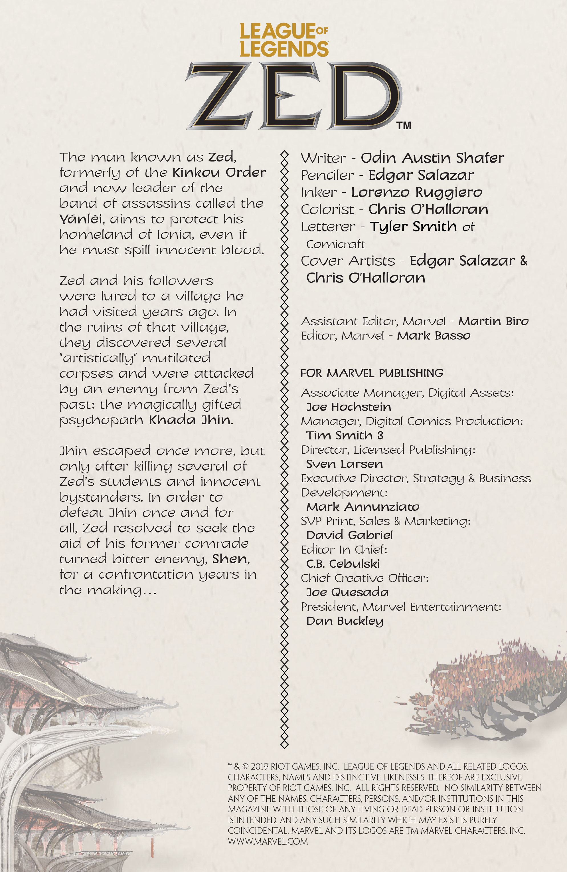 Read online League of Legends: Zed comic -  Issue #3 - 3