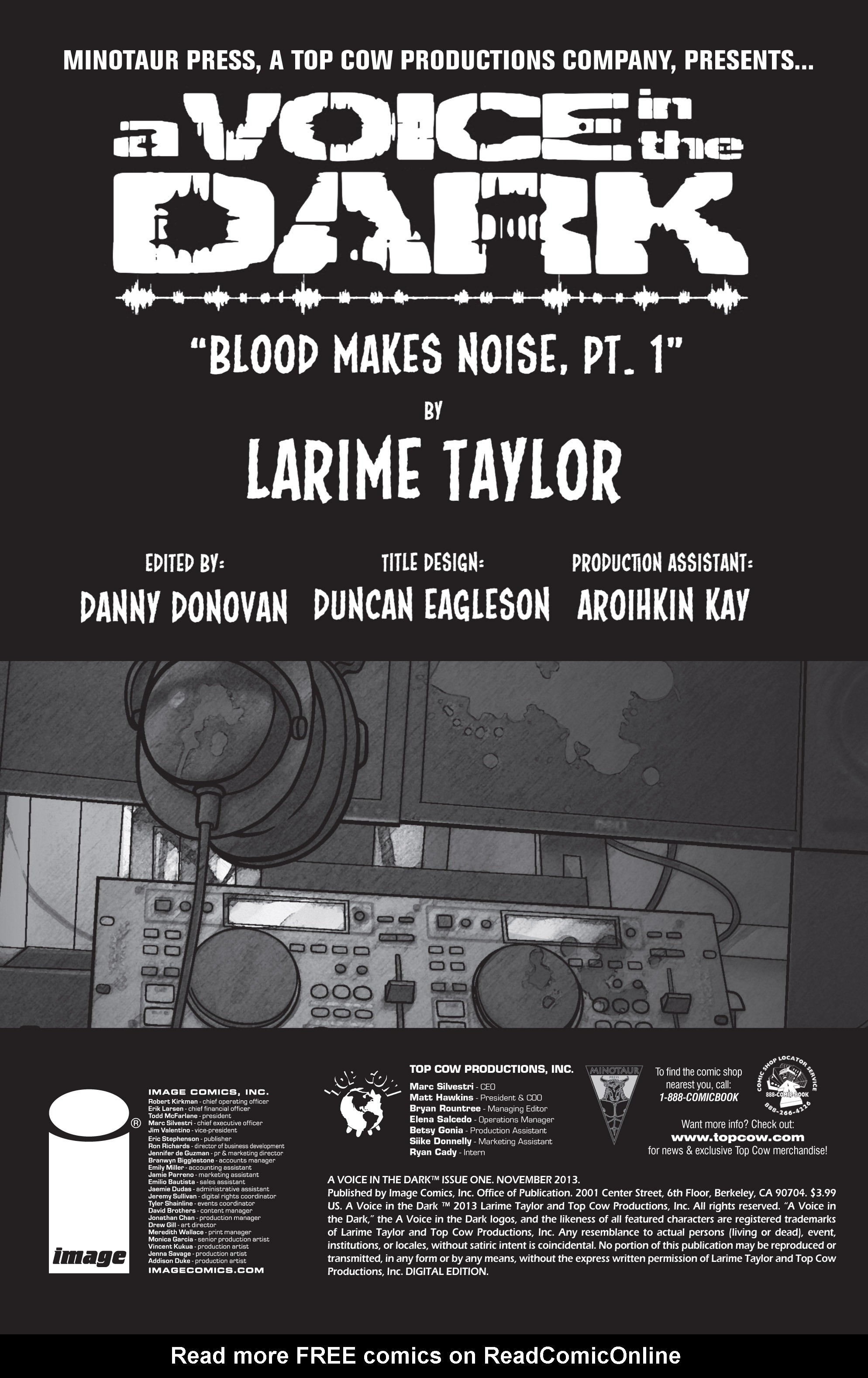 Read online A Voice in the Dark comic -  Issue #1 - 2