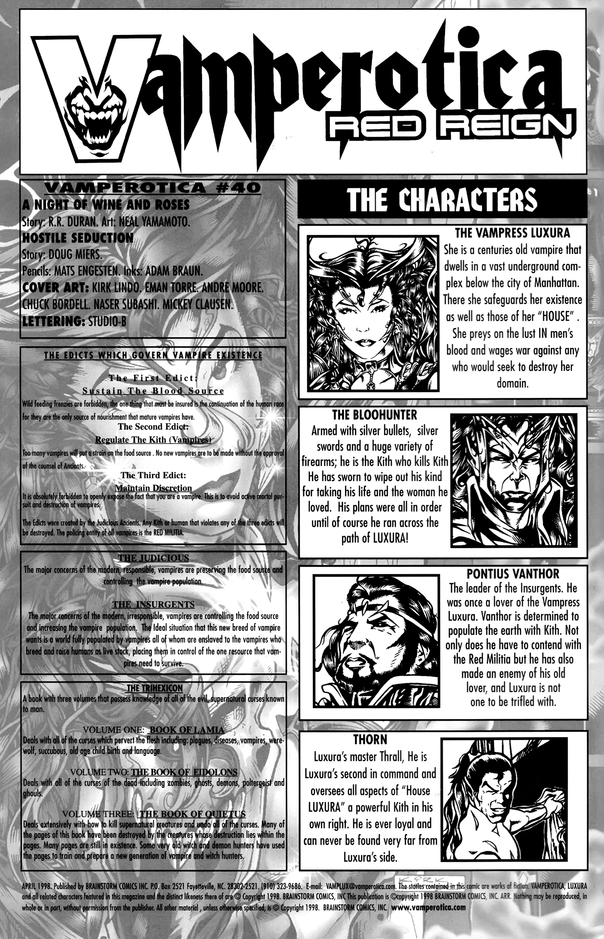 Read online Vamperotica comic -  Issue #40 - 2