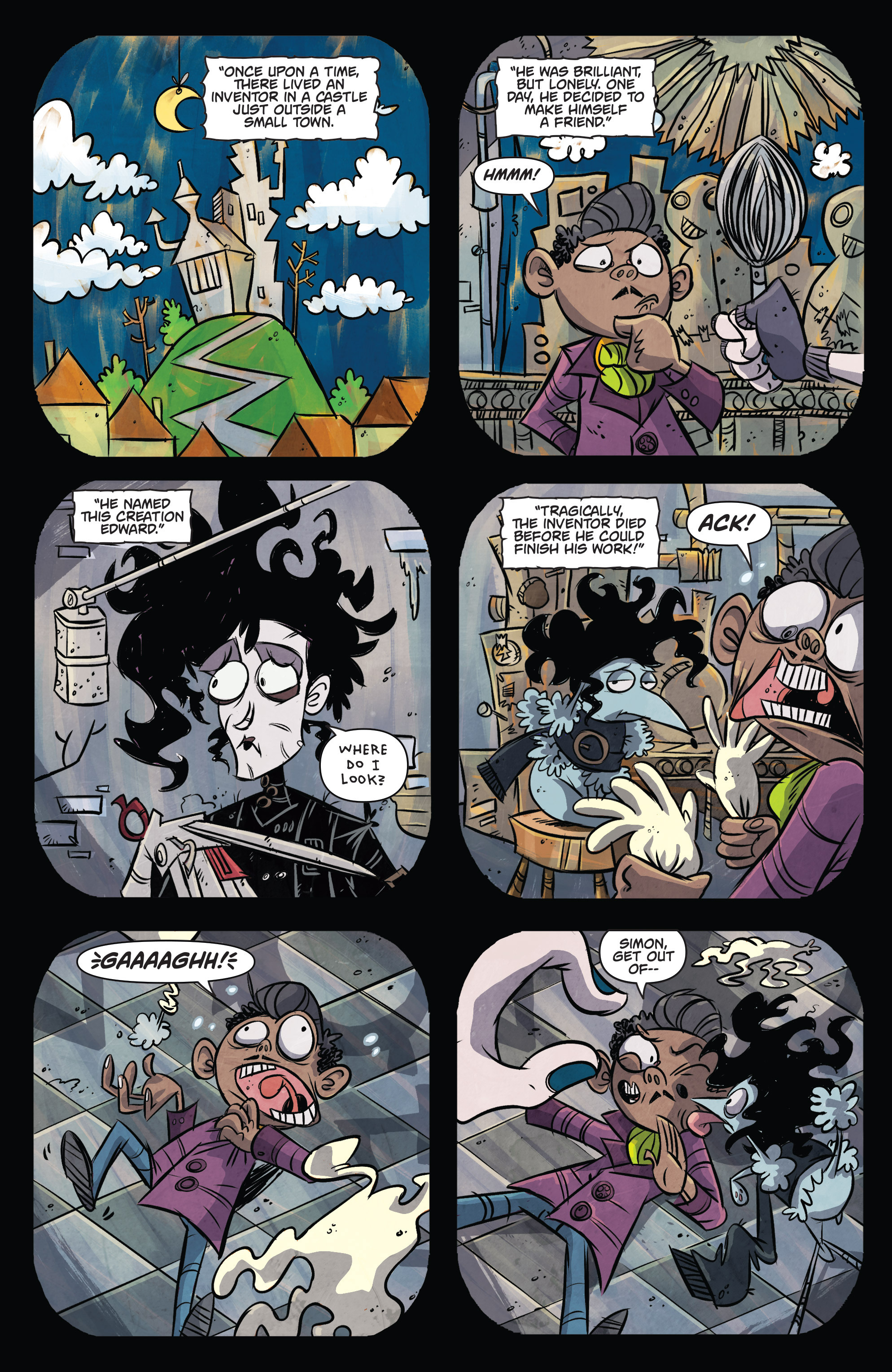 Read online Edward Scissorhands comic -  Issue #7 - 4