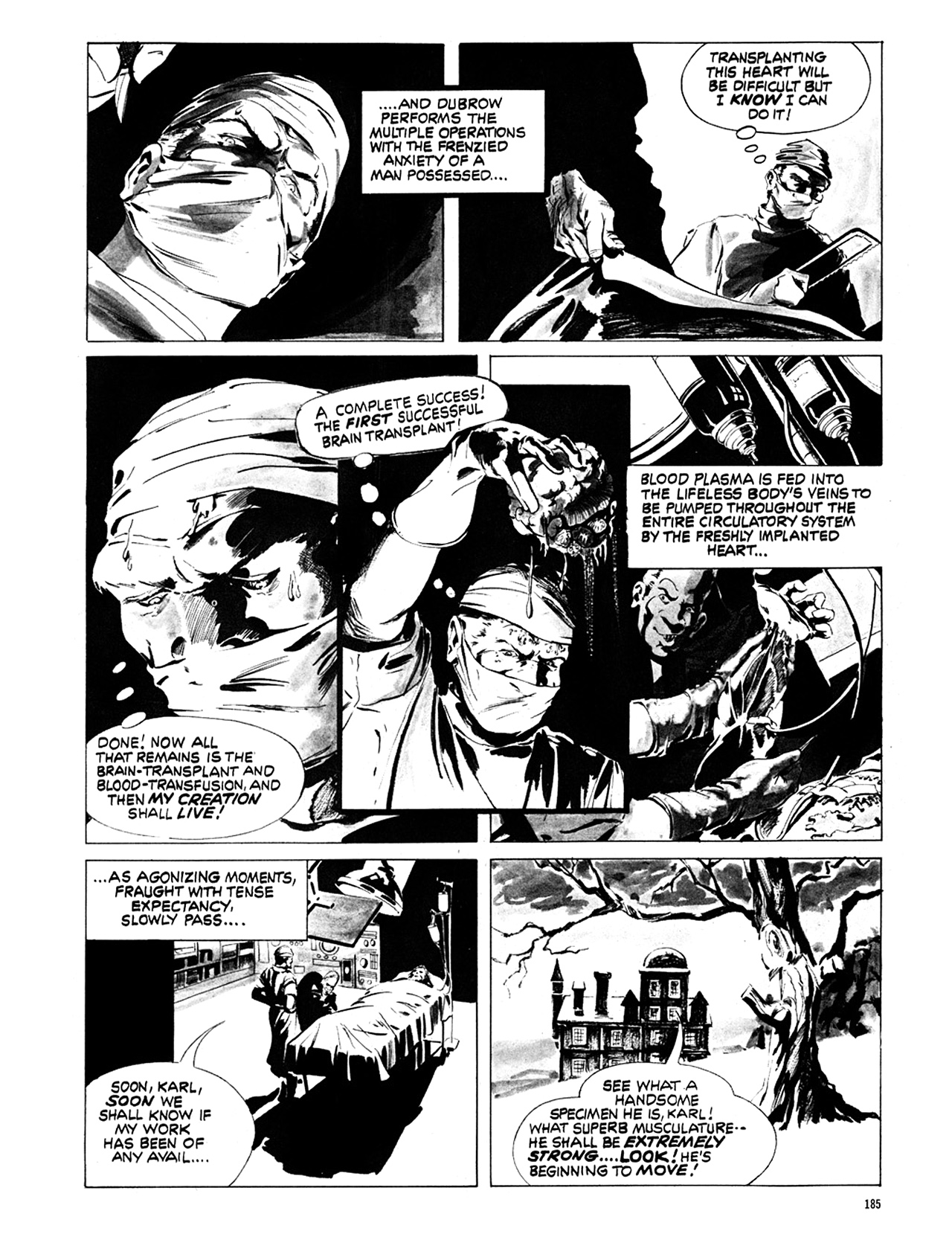 Read online Eerie Archives comic -  Issue # TPB 6 - 185