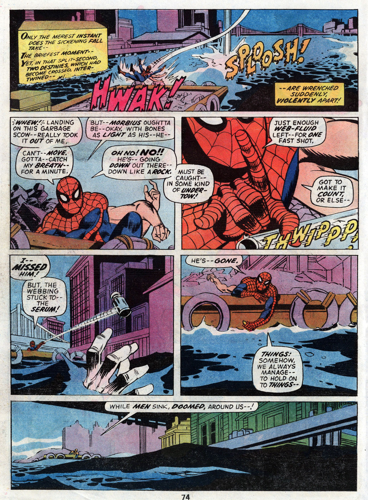 Read online Marvel Treasury Edition comic -  Issue #14 - 74