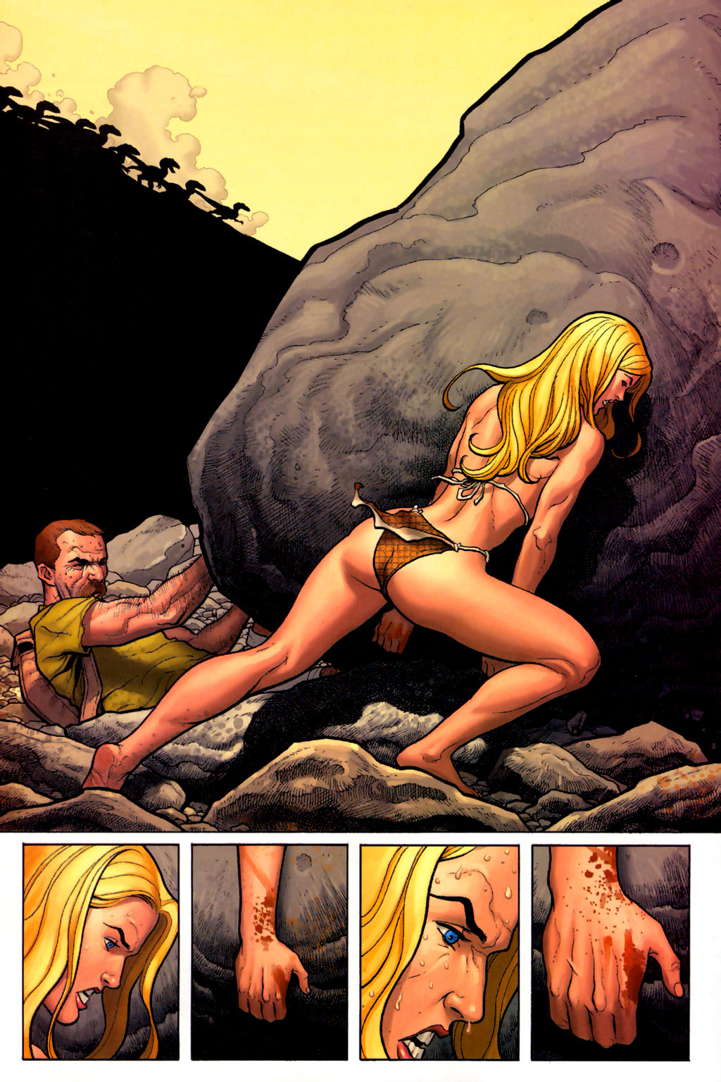Read online Shanna, the She-Devil (2005) comic -  Issue #6 - 17