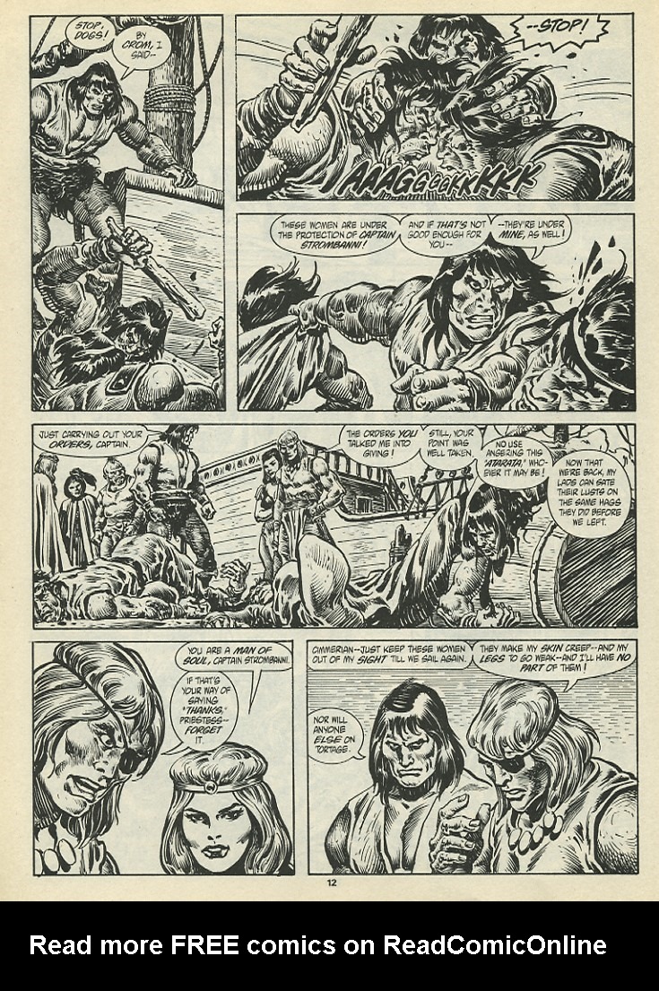 Read online The Savage Sword Of Conan comic -  Issue #198 - 14