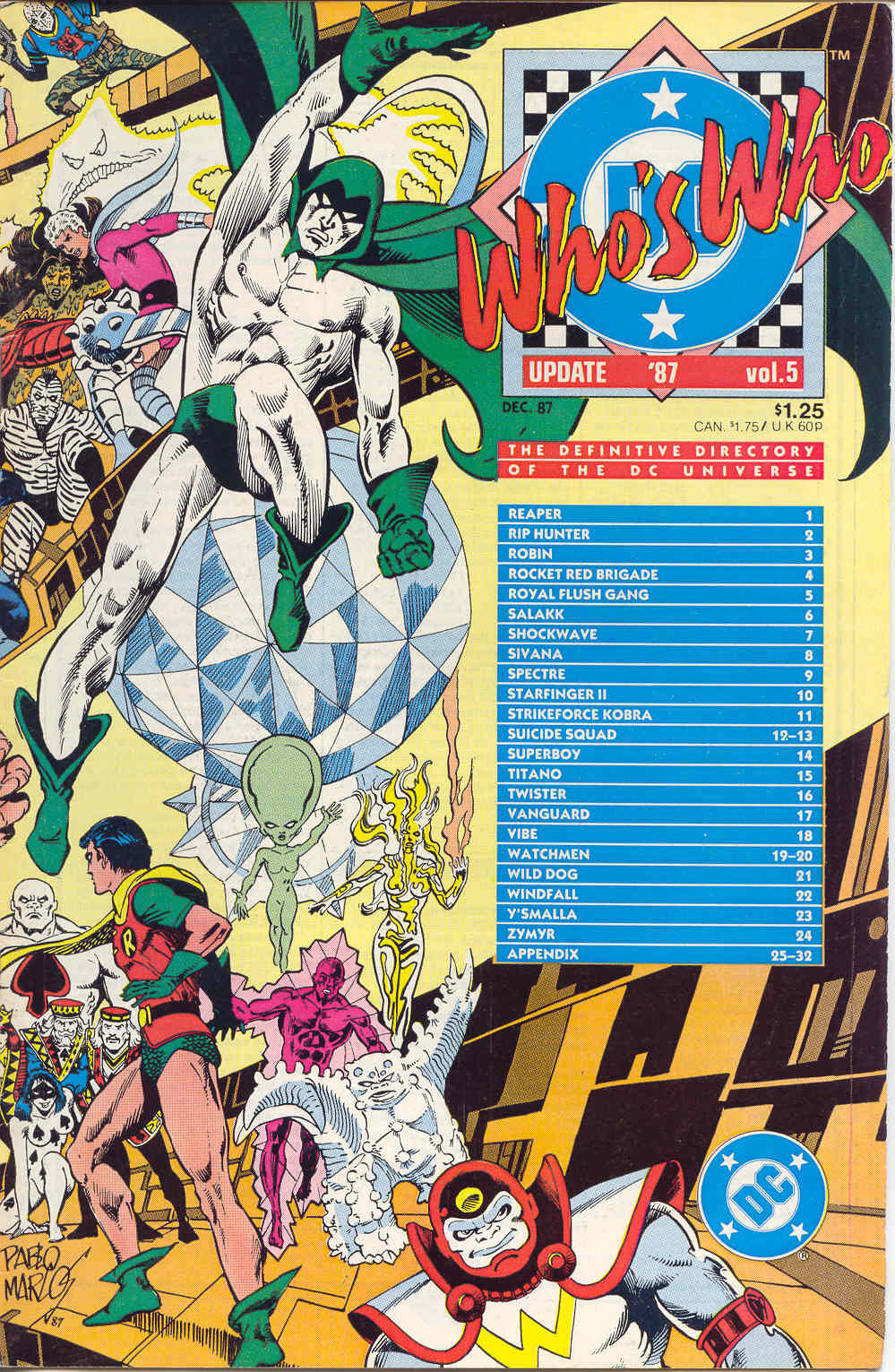 Read online Who's Who: Update '87 comic -  Issue #5 - 1