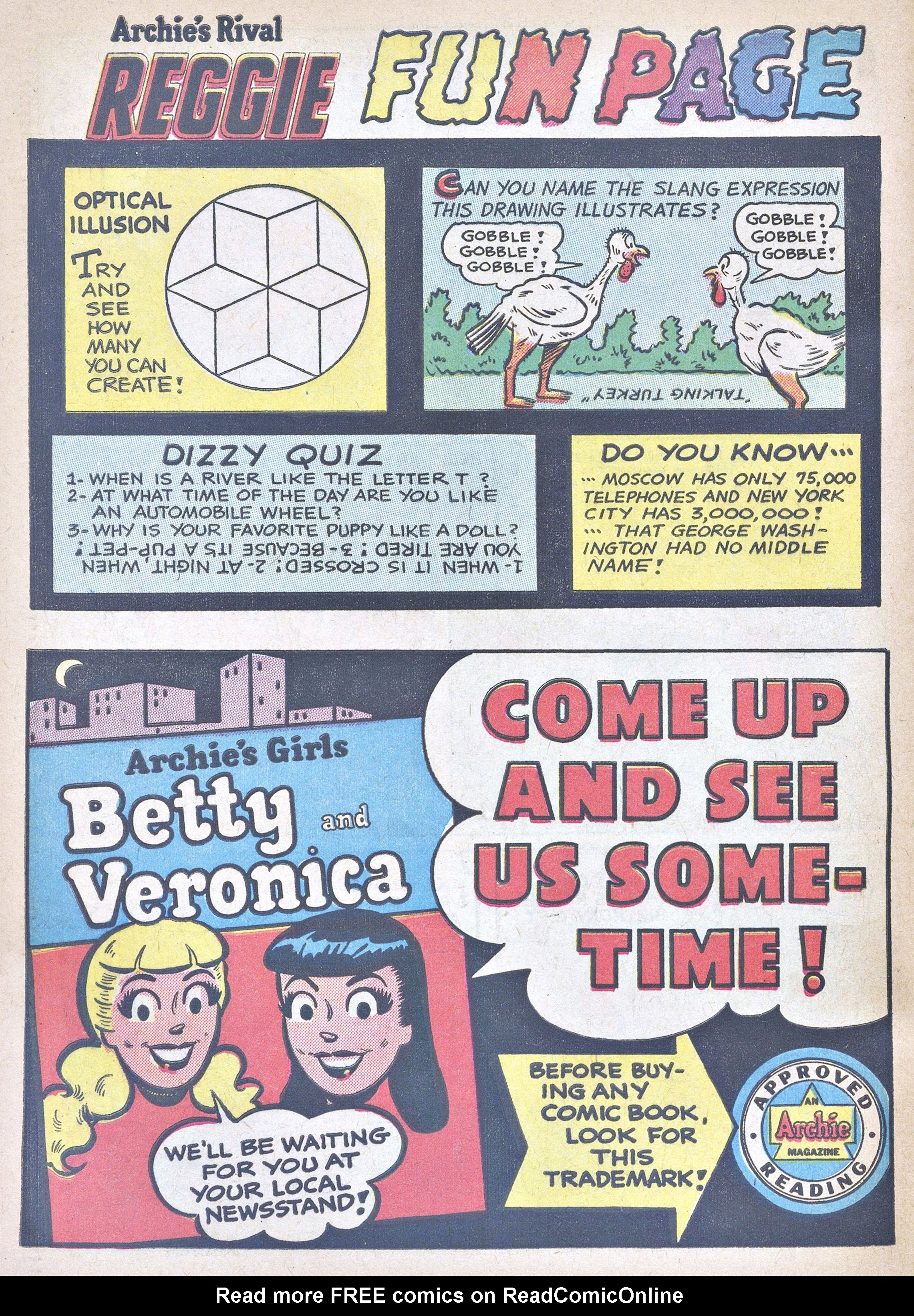 Read online Archie's Rival Reggie comic -  Issue #9 - 30