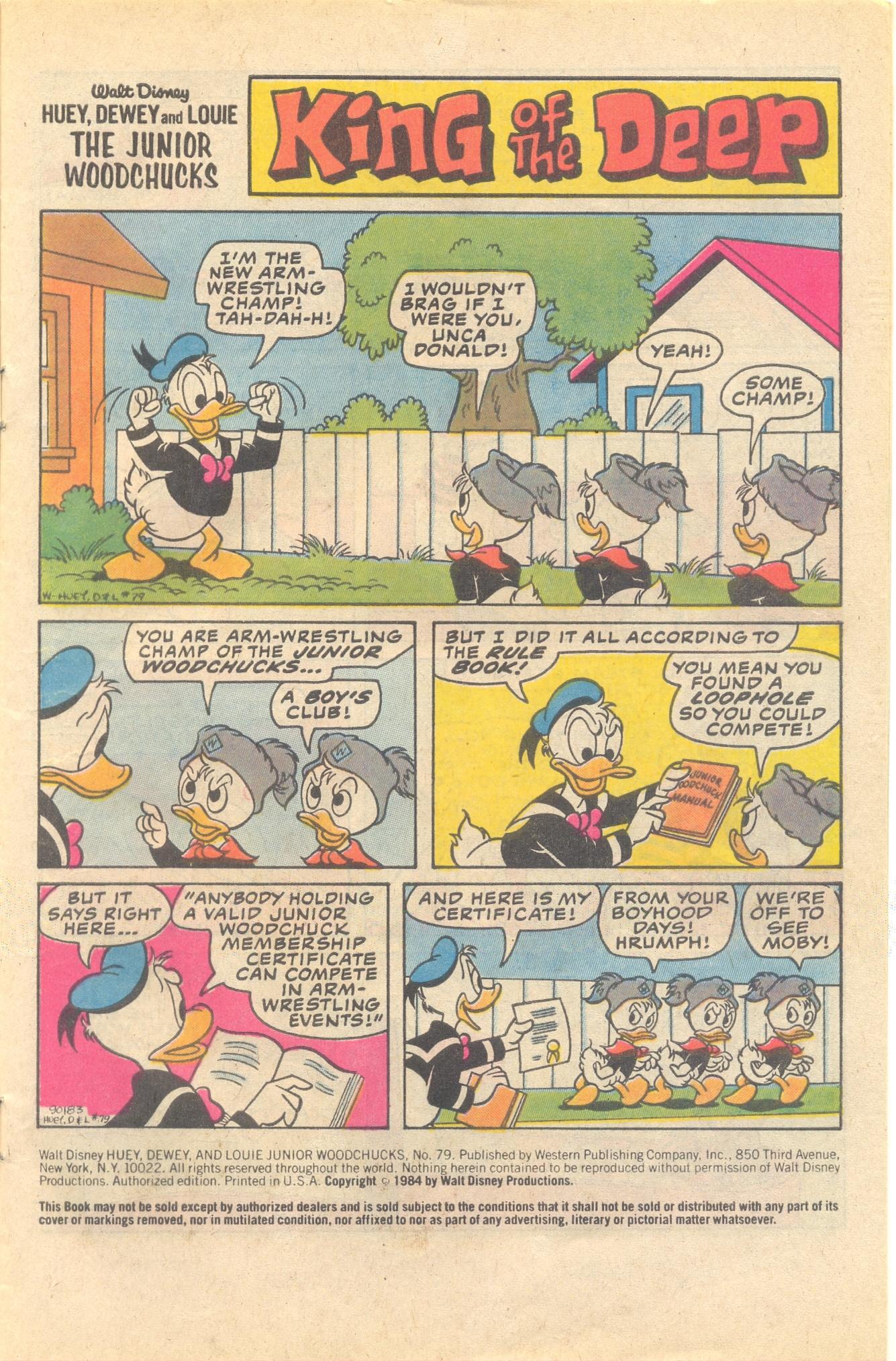 Read online Huey, Dewey, and Louie Junior Woodchucks comic -  Issue #79 - 3