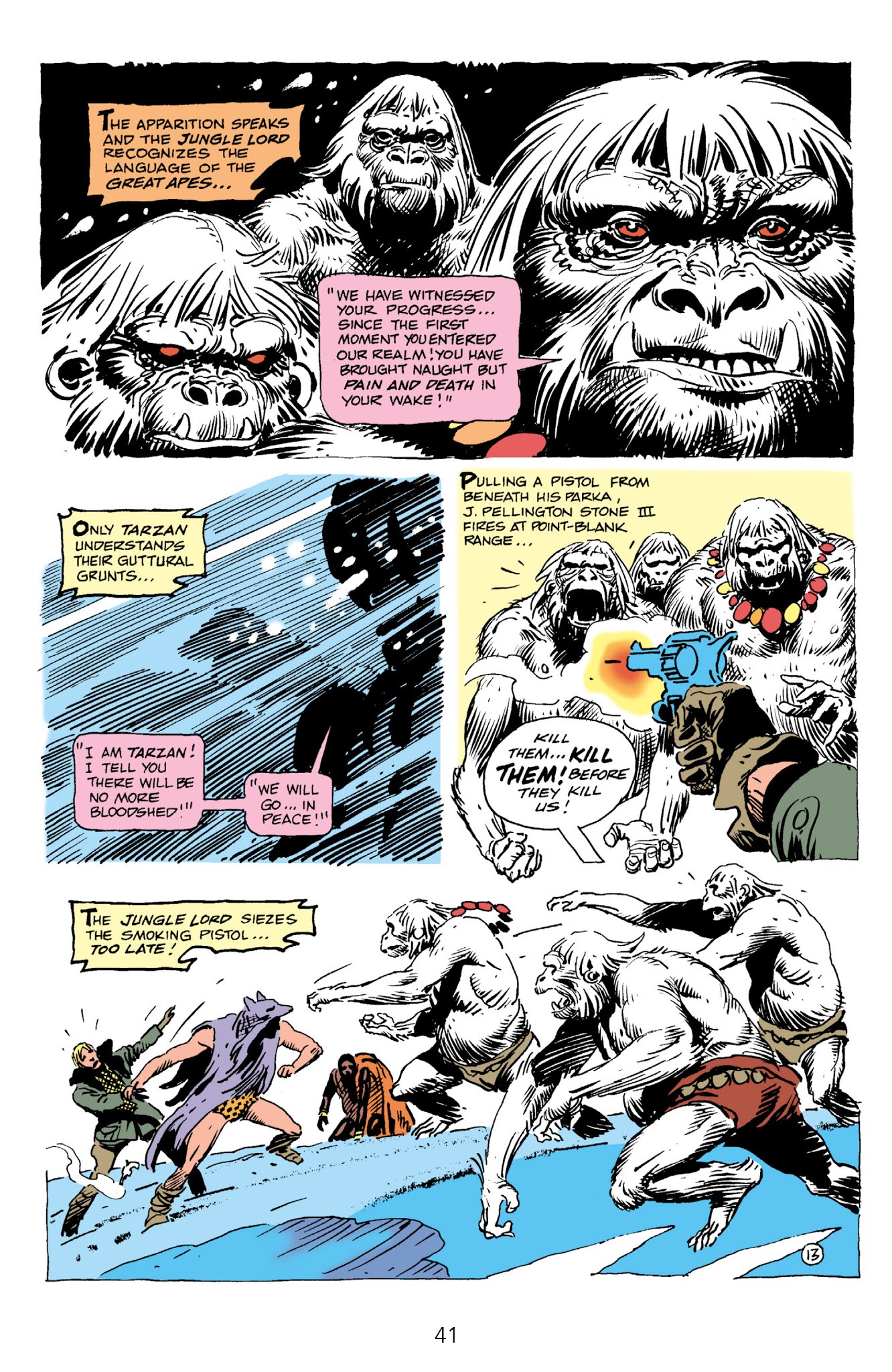 Read online Edgar Rice Burroughs' Tarzan The Joe Kubert Years comic -  Issue # TPB 3 (Part 1) - 43