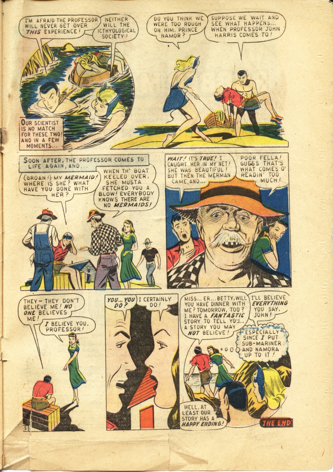 Read online Sub-Mariner Comics comic -  Issue #29 - 32