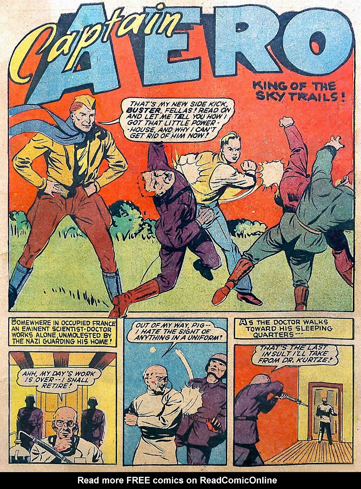 Captain Aero Comics issue 6 - Page 2