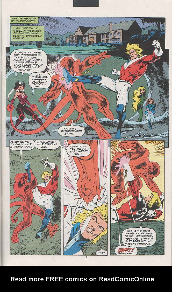 Read online Excalibur (1988) comic -  Issue #61 - 8