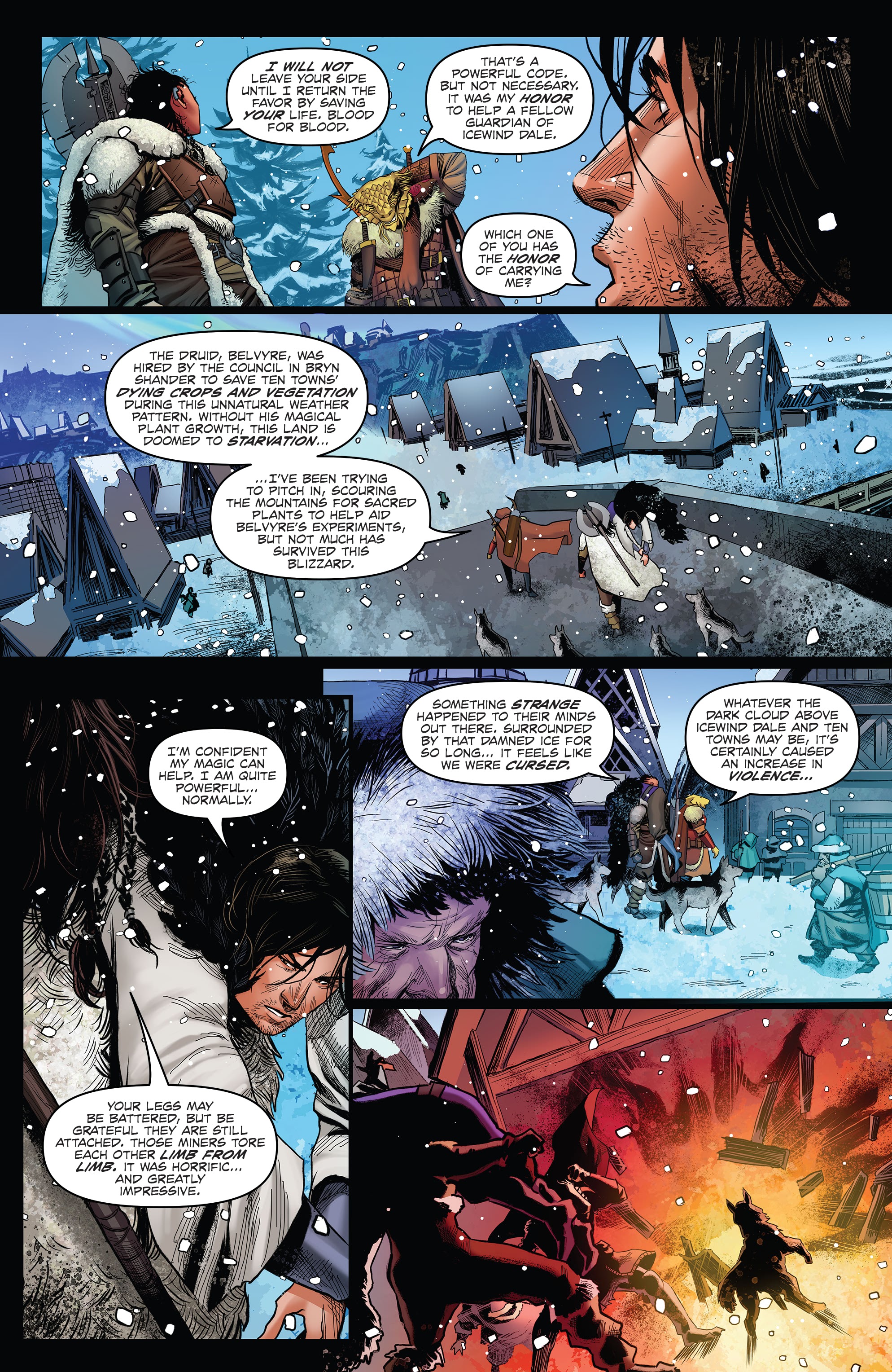 Read online Dungeons & Dragons: At the Spine of the World comic -  Issue #1 - 13
