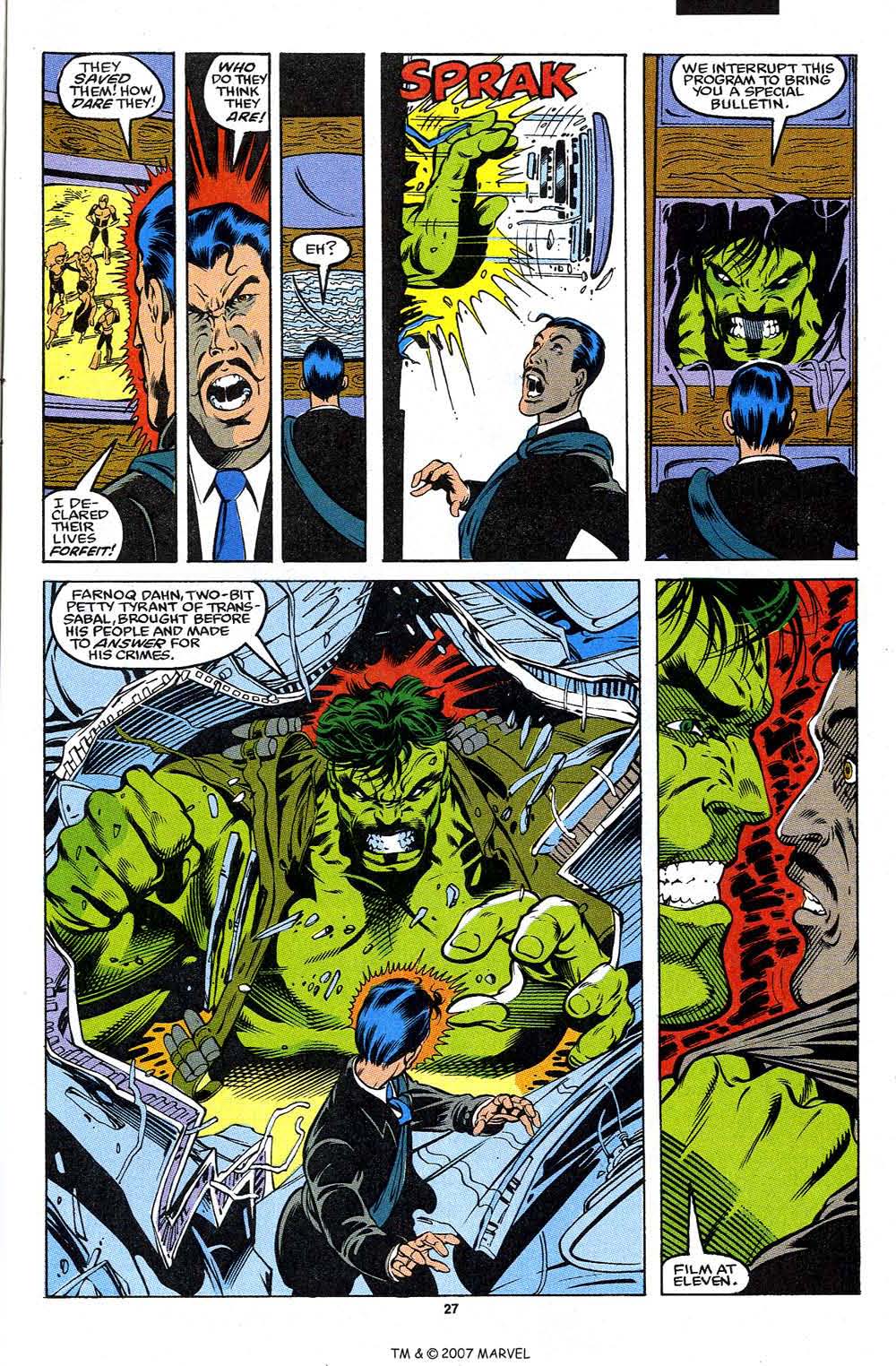 Read online The Incredible Hulk (1968) comic -  Issue #392 - 29
