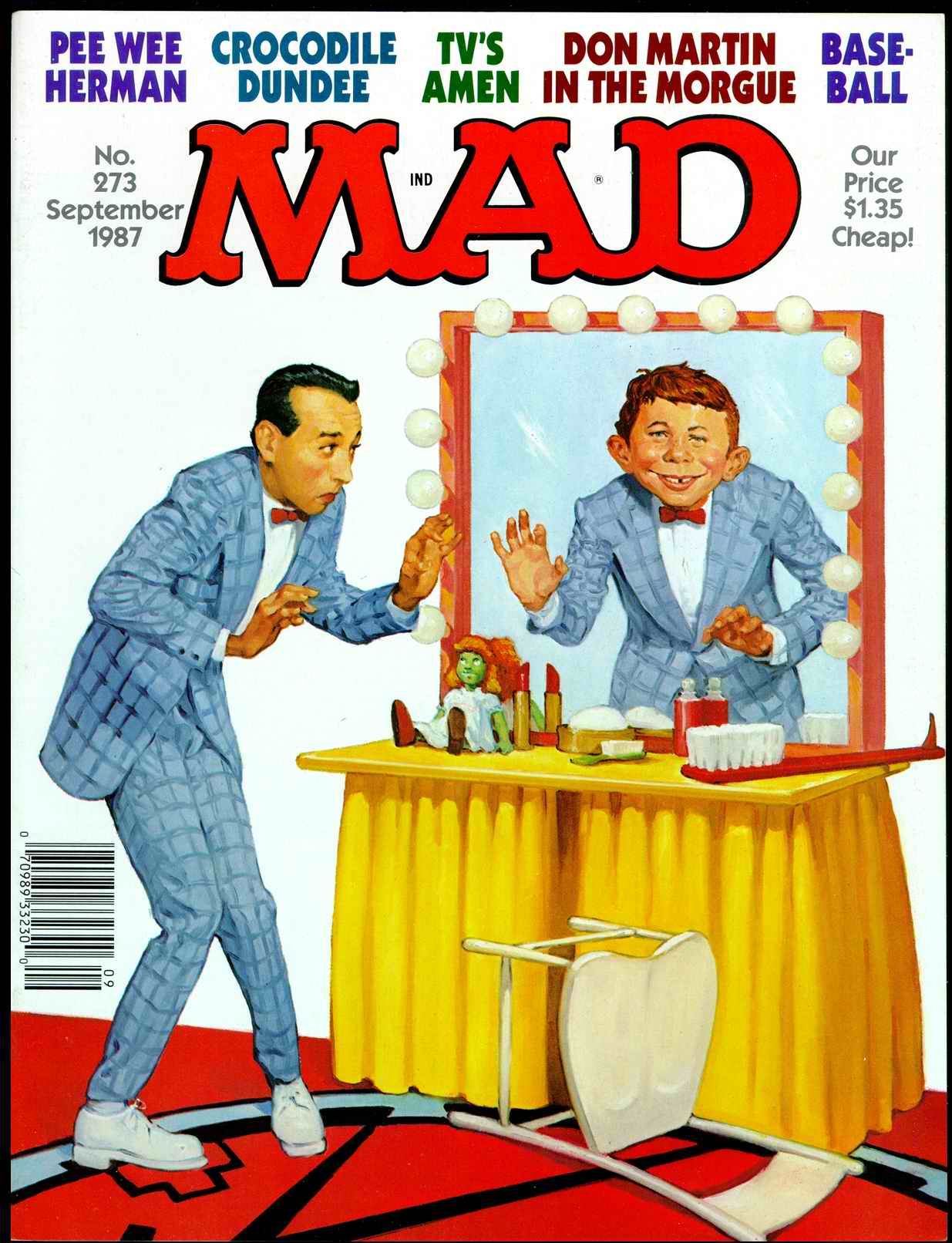 Read online MAD comic -  Issue #273 - 1