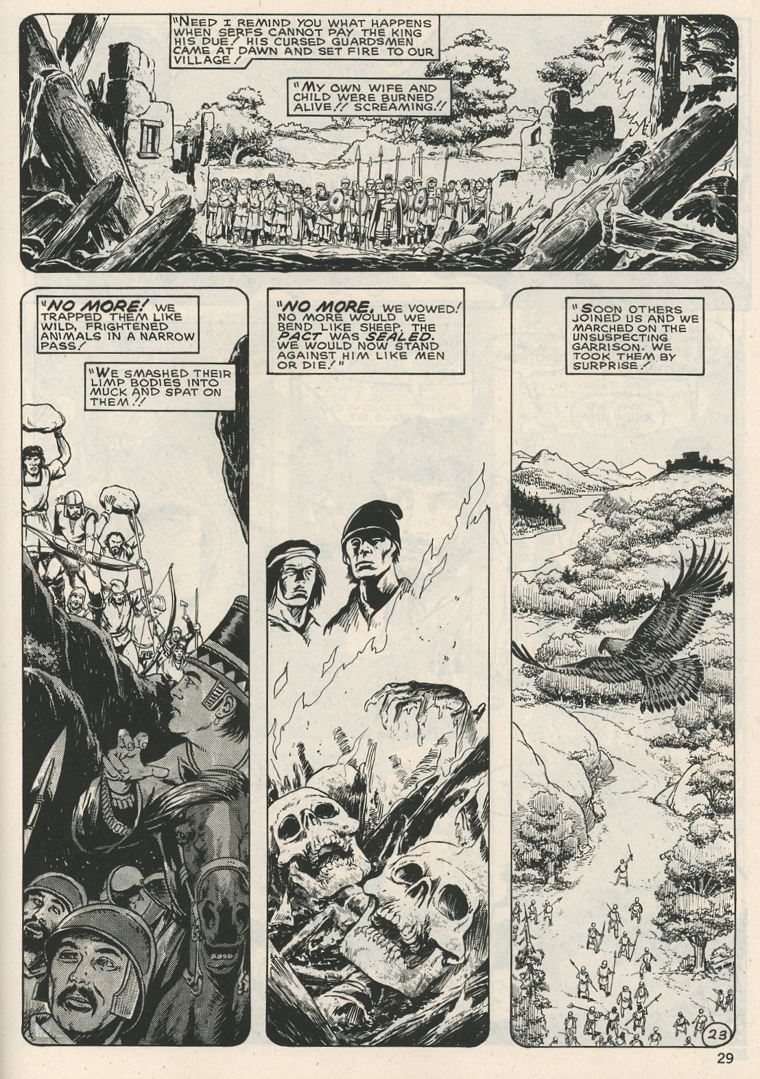 Read online The Savage Sword Of Conan comic -  Issue #126 - 29