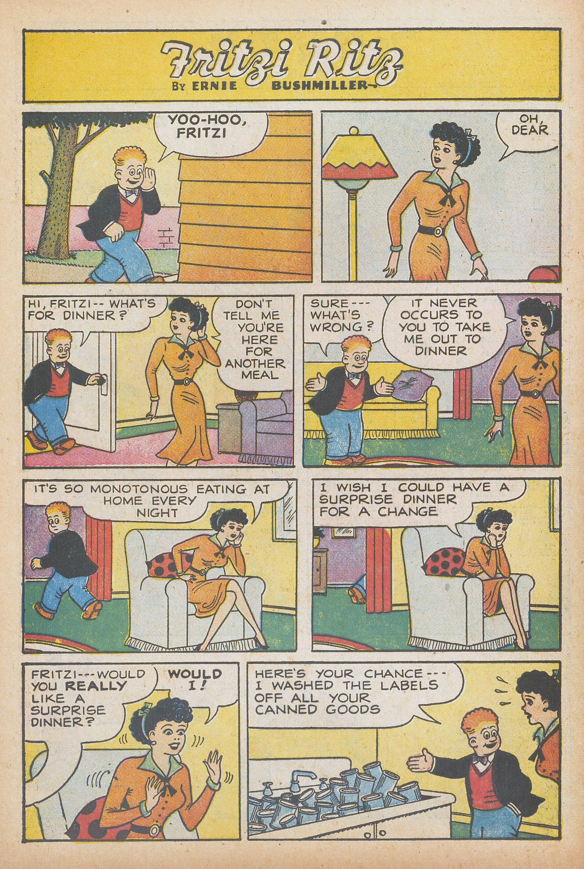 Read online Fritzi Ritz (1953) comic -  Issue #48 - 8