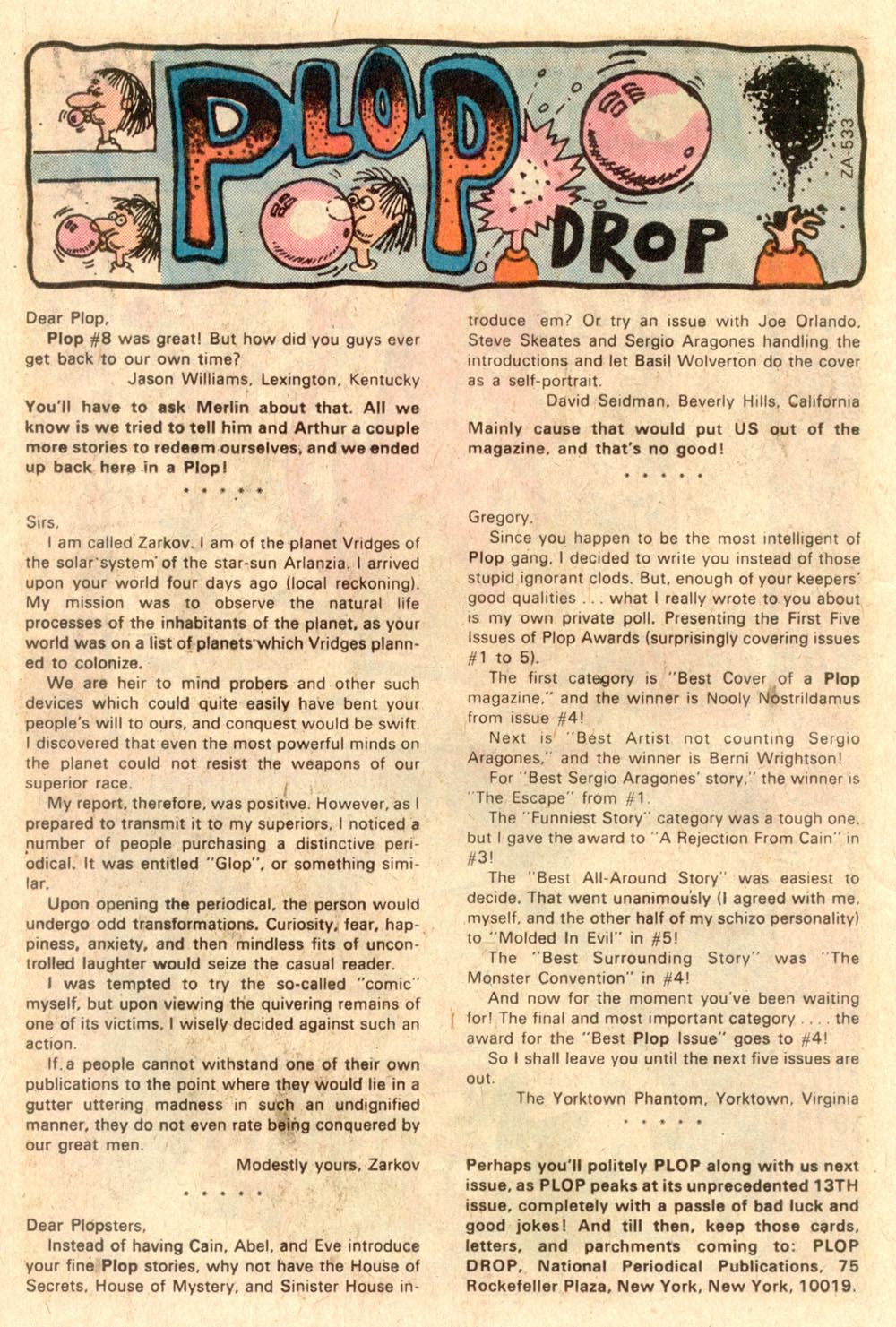 Read online Plop! comic -  Issue #12 - 16