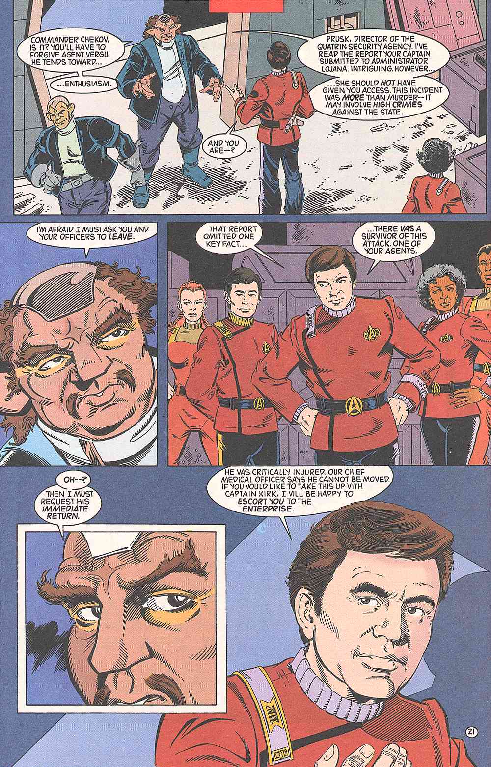 Read online Star Trek (1989) comic -  Issue #30 - 26