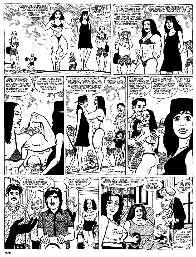 Read online Love and Rockets (1982) comic -  Issue #44 - 24