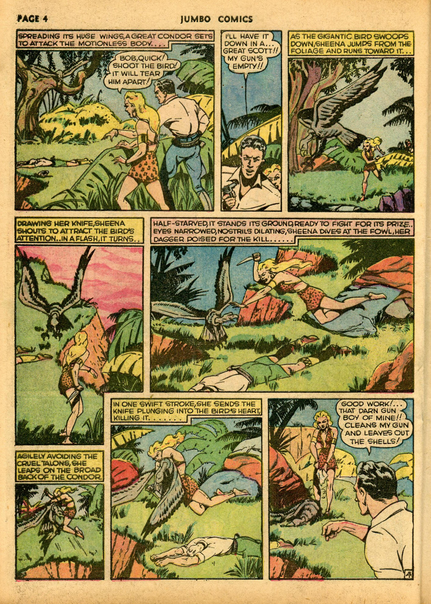 Read online Jumbo Comics comic -  Issue #21 - 6