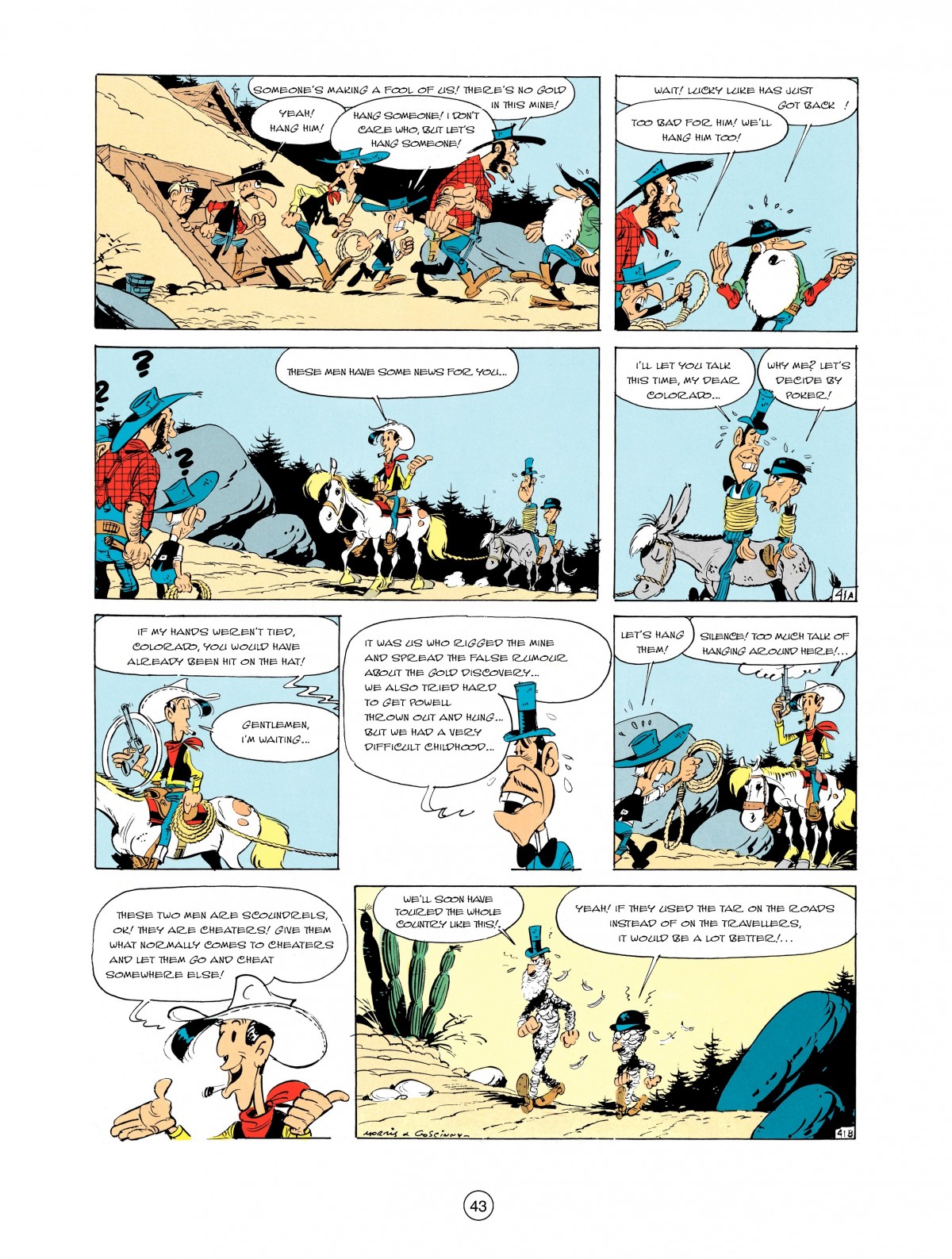 Read online A Lucky Luke Adventure comic -  Issue #2 - 45