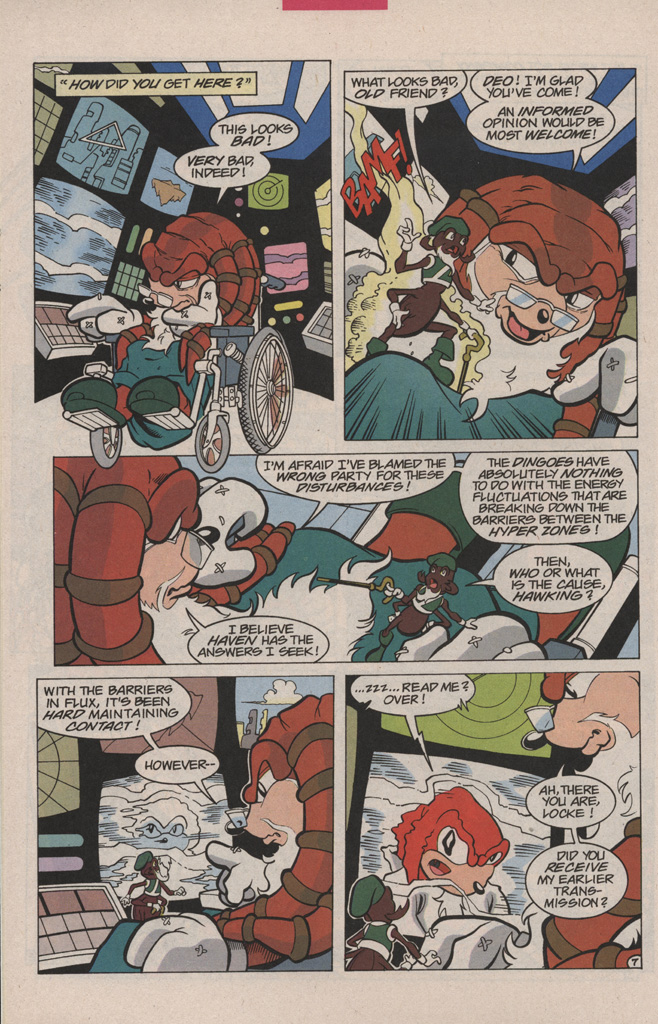 Read online Knuckles the Echidna comic -  Issue #6 - 12