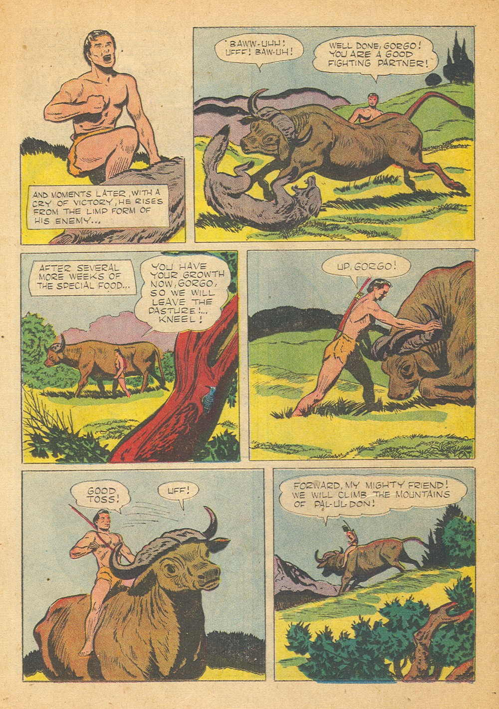 Read online Tarzan (1948) comic -  Issue #57 - 8