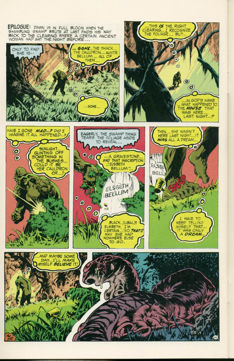 Read online Roots of the Swamp Thing comic -  Issue #5 - 42