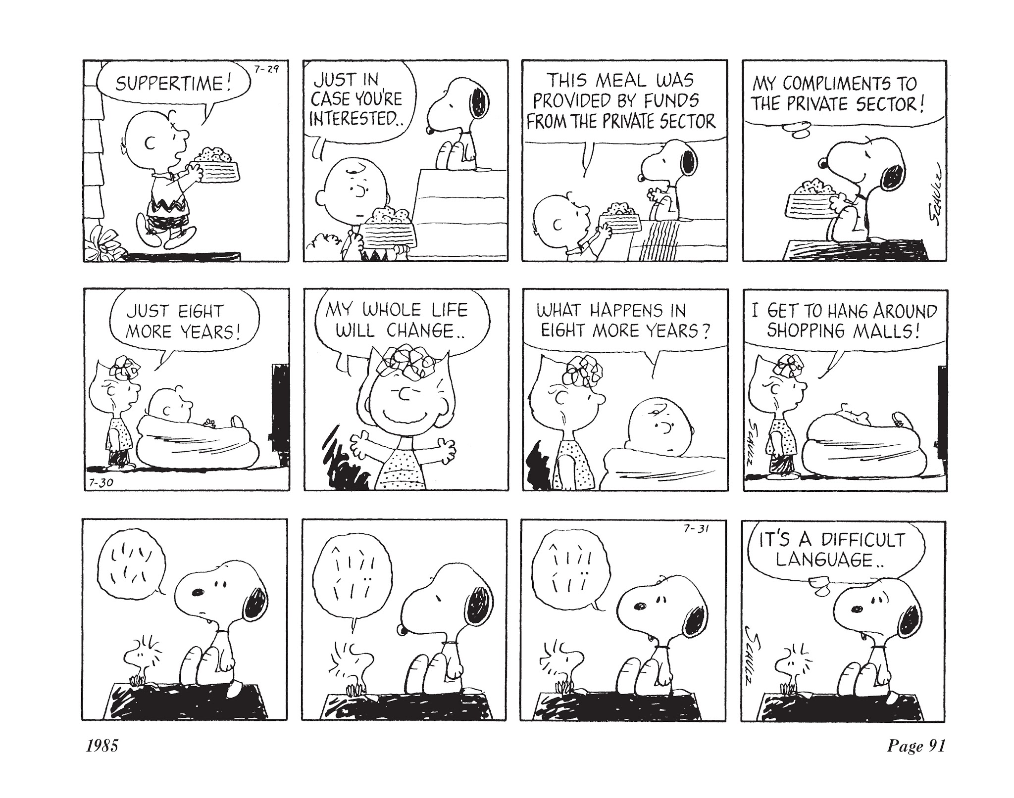 Read online The Complete Peanuts comic -  Issue # TPB 18 - 103