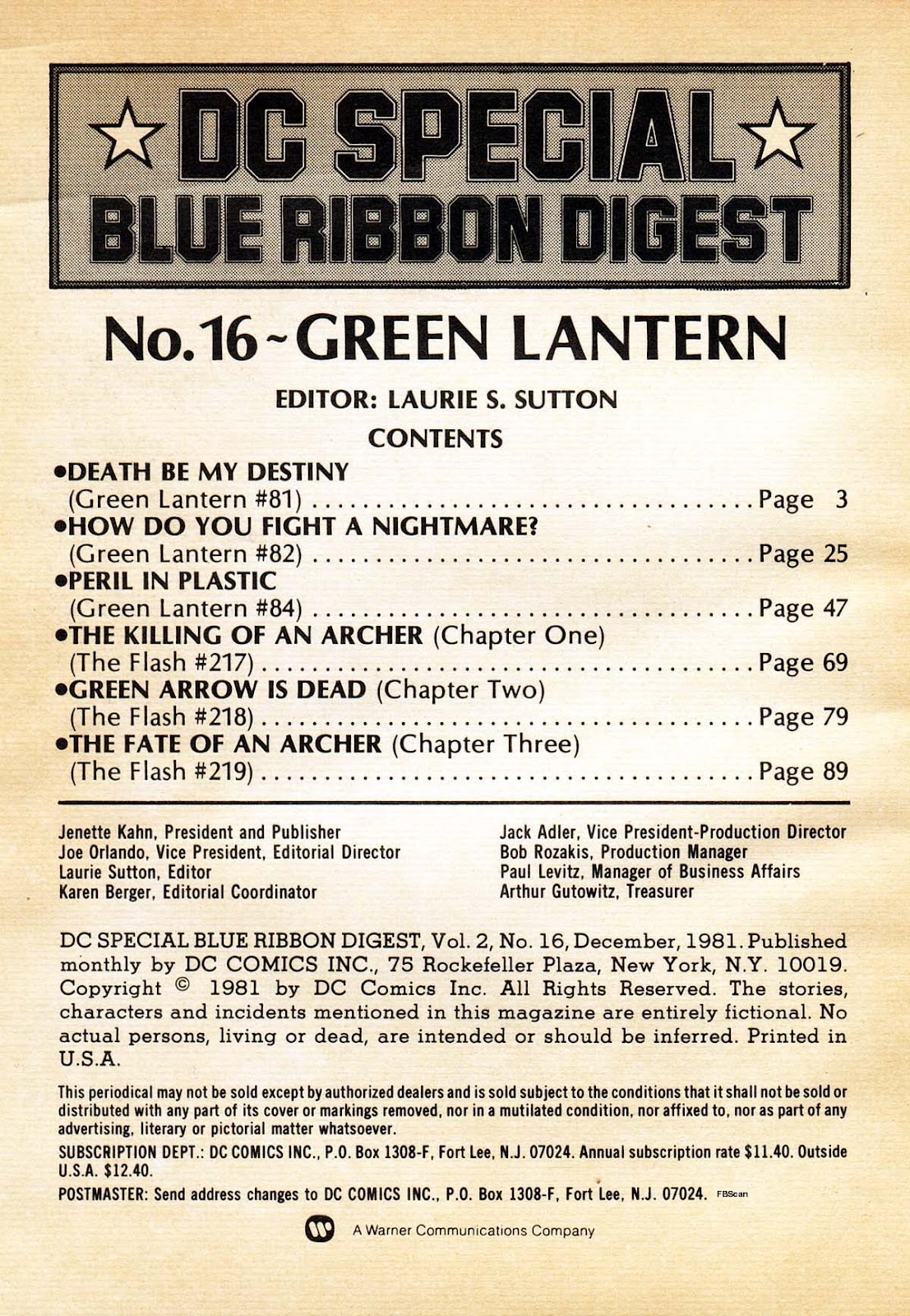 DC Special Blue Ribbon Digest issue 16 - Page 2