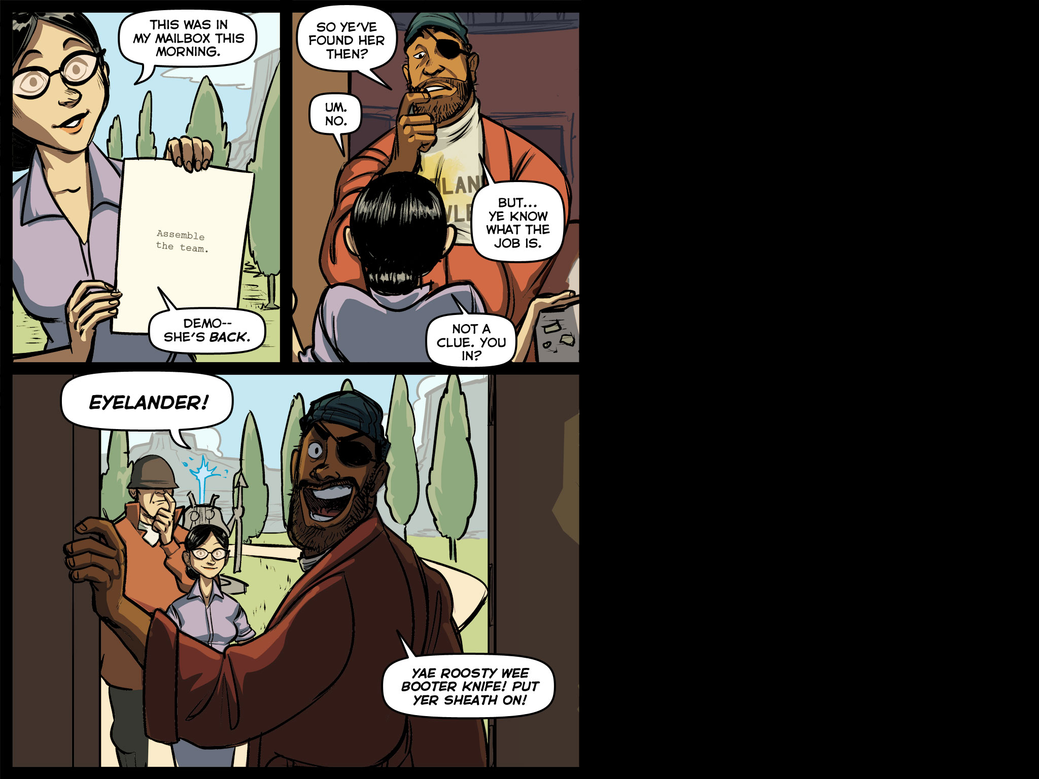 Read online Team Fortress 2 comic -  Issue #1 - 61