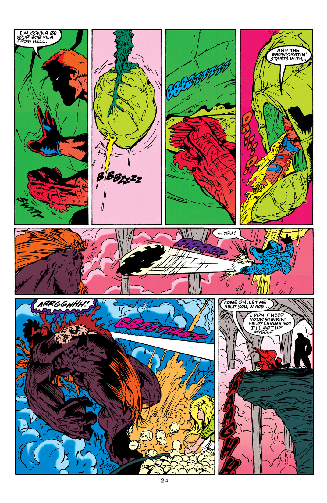 Read online Guy Gardner: Warrior comic -  Issue #25 - 25