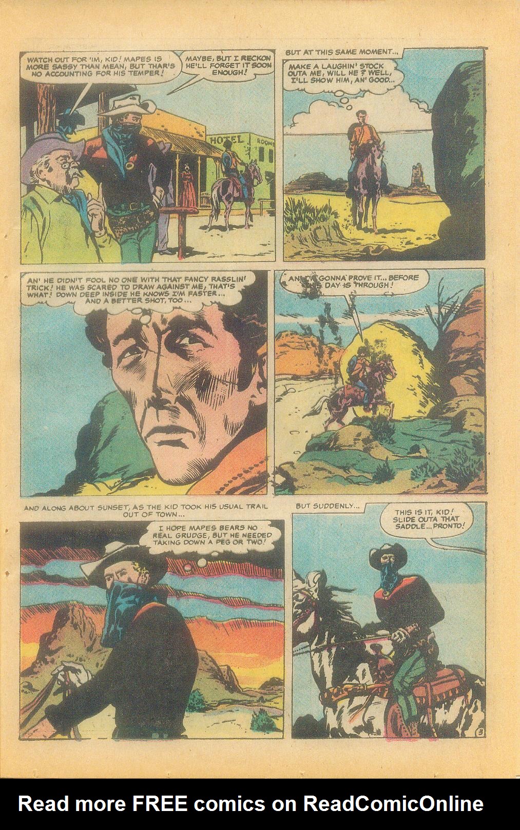 Read online The Outlaw Kid (1970) comic -  Issue #8 - 41