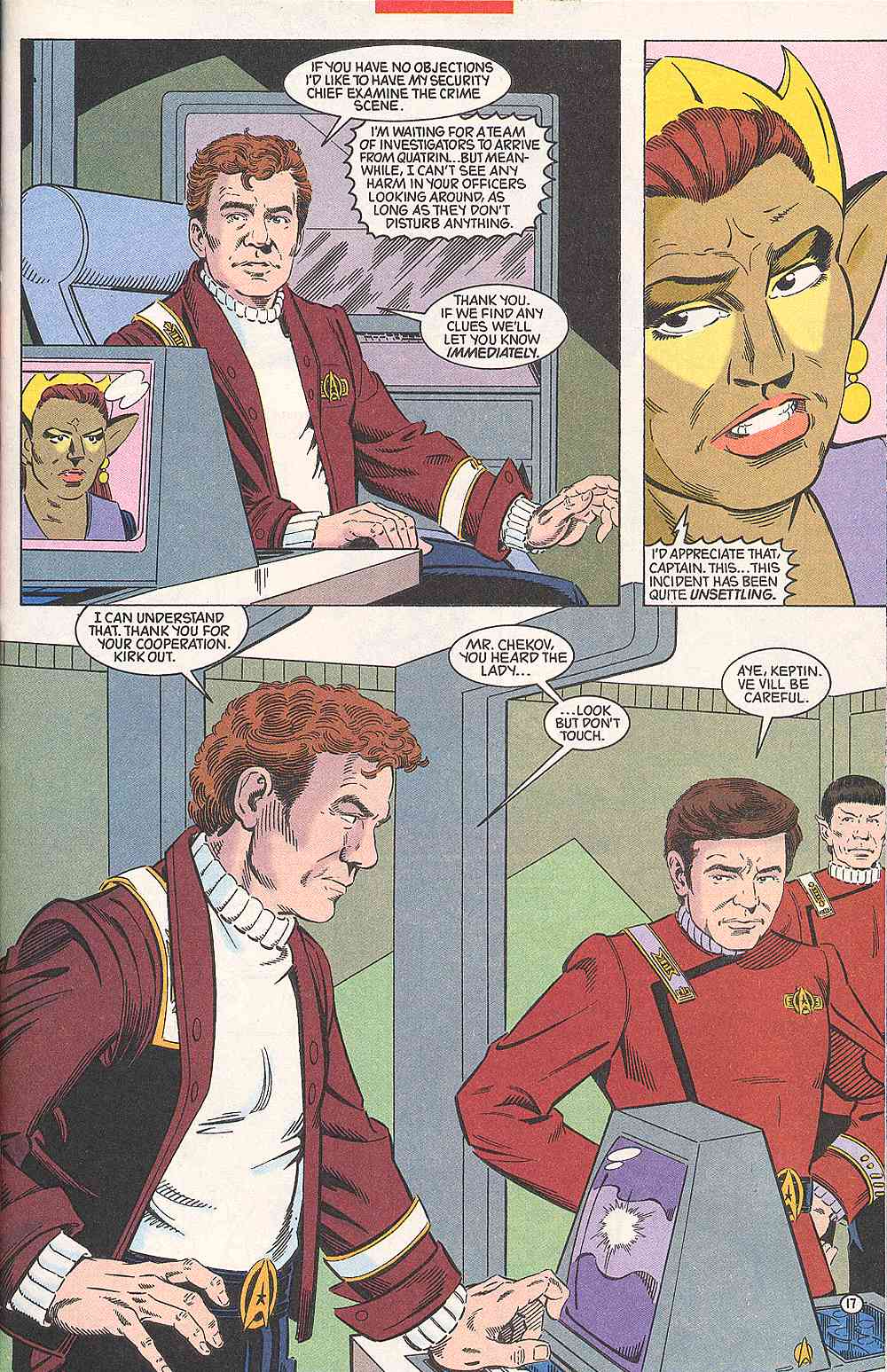 Read online Star Trek (1989) comic -  Issue #30 - 21