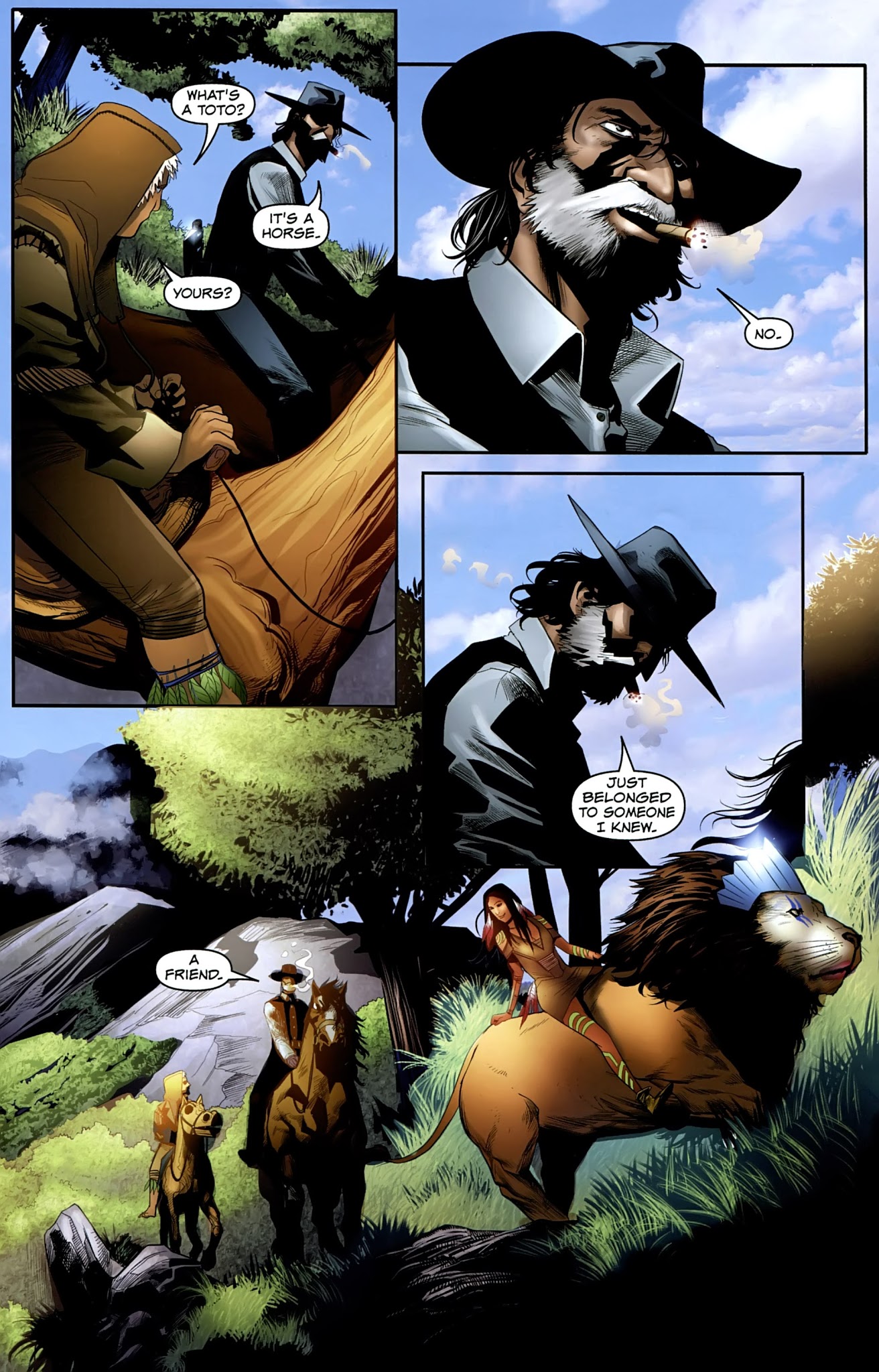 Read online Legend of Oz: The Wicked West comic -  Issue #4 - 6